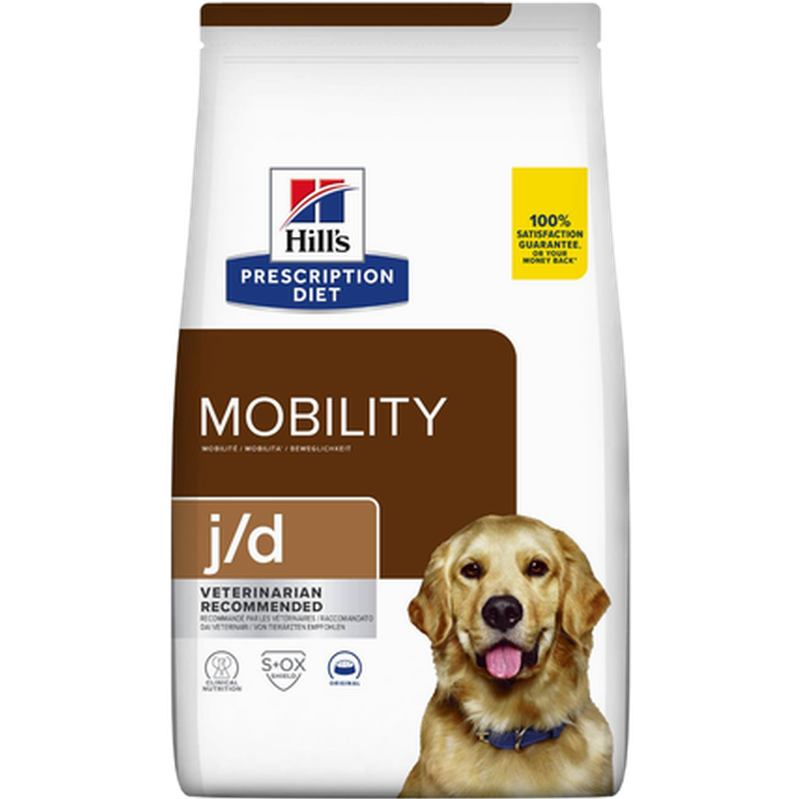 j/d Mobility Chicken 12kg - Torrfoder för hund