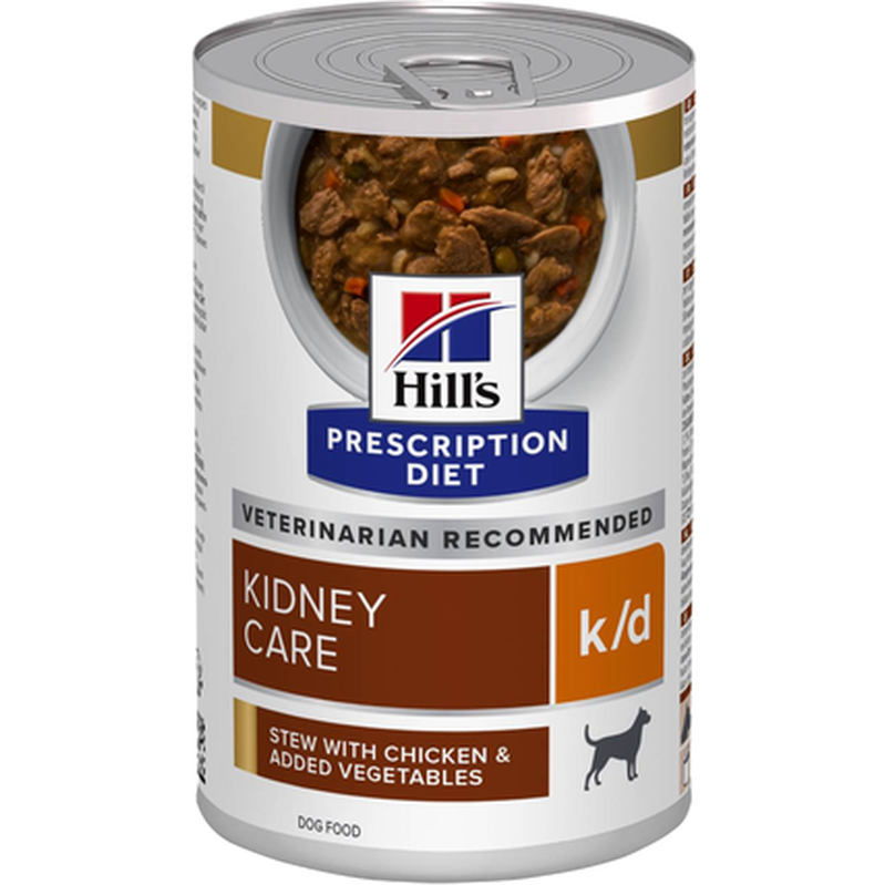 k/d Kidney Care Chicken & Vegetables Stew Canned 354g - Våtfoder för hund