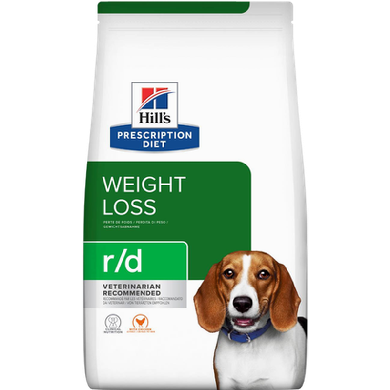 Adult r/d Weight Loss Chicken 10kg - Torrfoder för hund