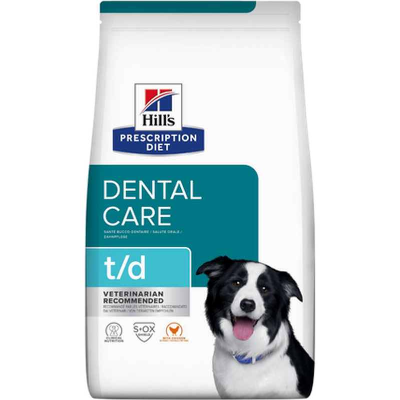 t/d Dental Care 10kg - Torrfoder till hund