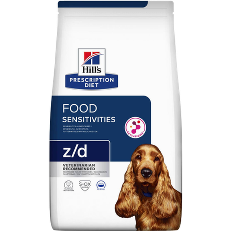 z/d Food Sensitivities Skin Care Original 10kg - Torrfoder för hund