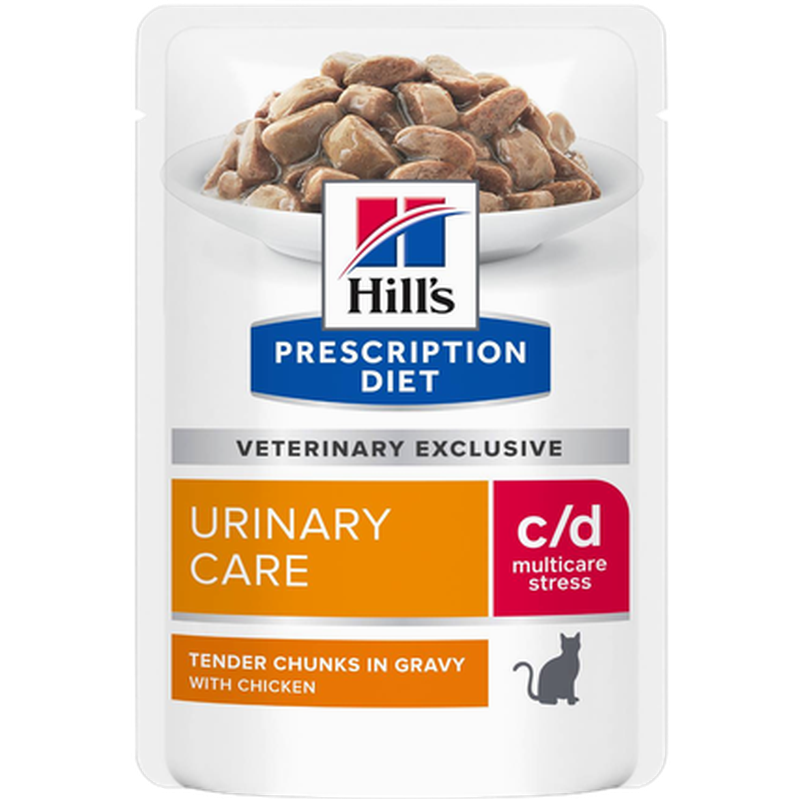 c/d Urinary Stress with Chicken in Gravy 12x85g - Våtfoder till katt