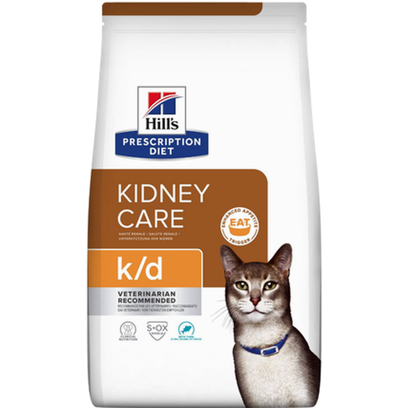 k/d Kidney Care Tuna 3kg - Torrfoder för katt
