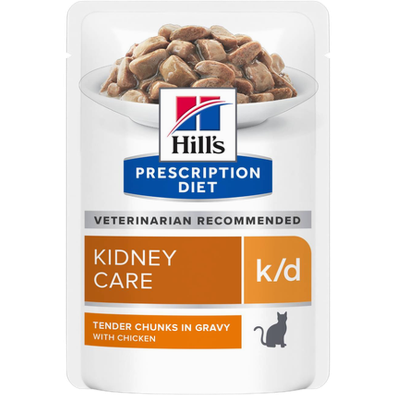 k/d Kidney Care with Chicken in Gravy 12x85g - Våtfoder till katt