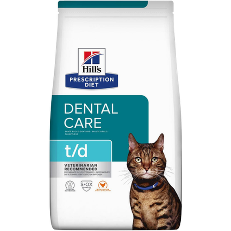 t/d Dental Care Chicken - Torrfoder för katt