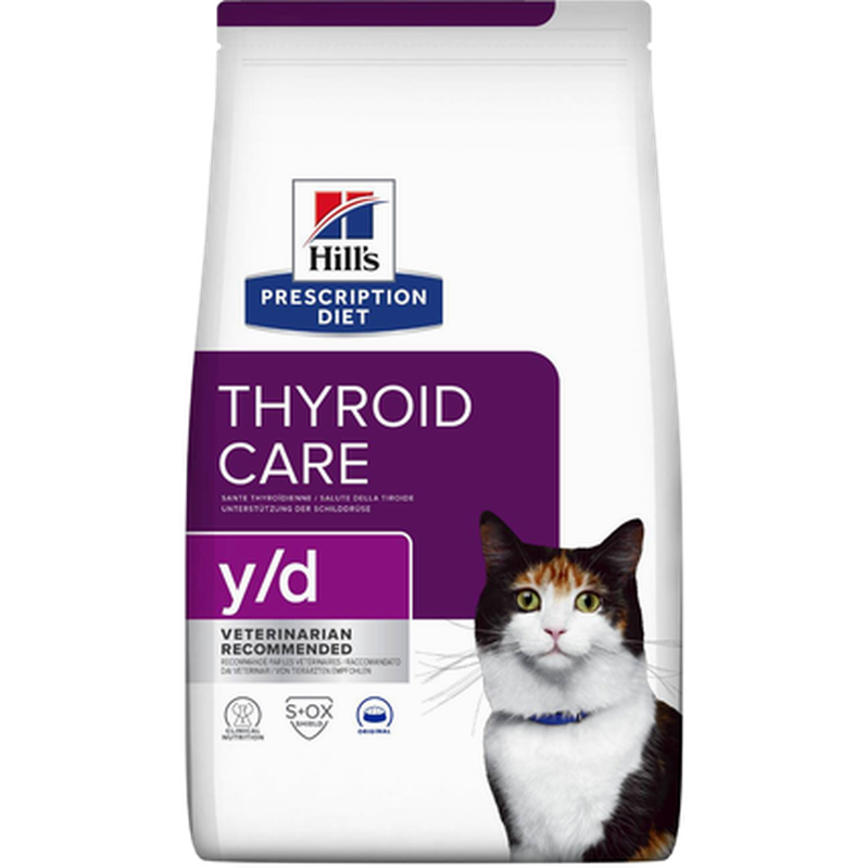 y/d Thyroid Care Original 3kg - Torrfoder för katt