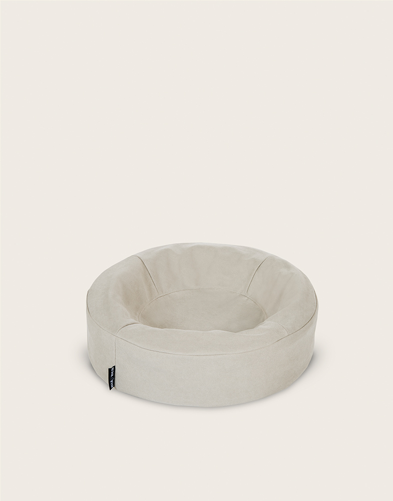 Cotton Överdrag Rund Beige XS