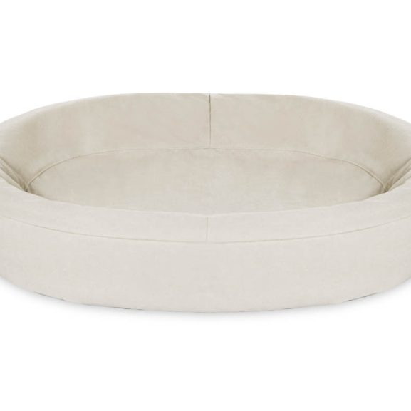 Cotton Överdrag Oval Beige
