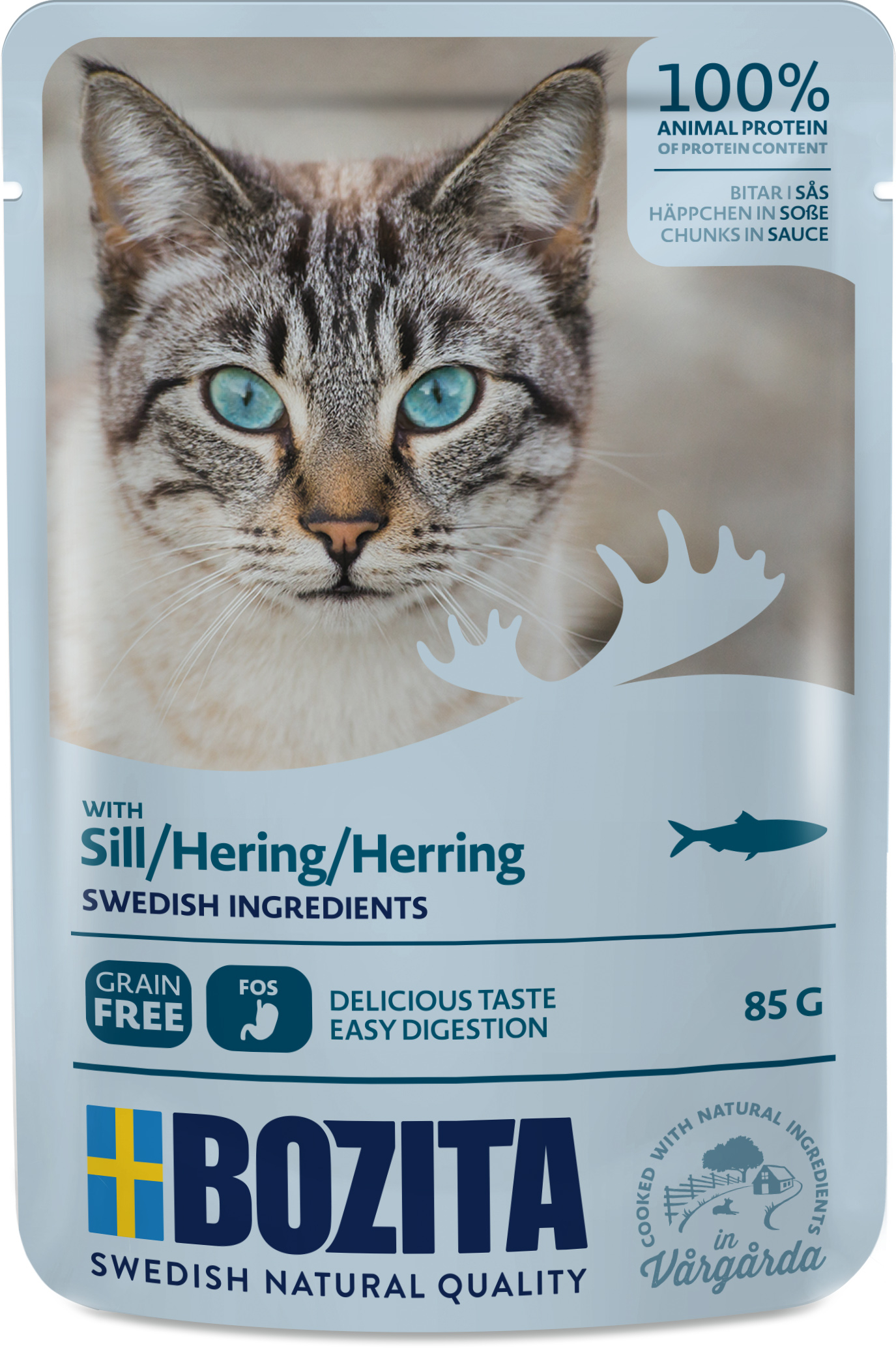 Herring Chunks in Sauce Våtfoder för katt 85g