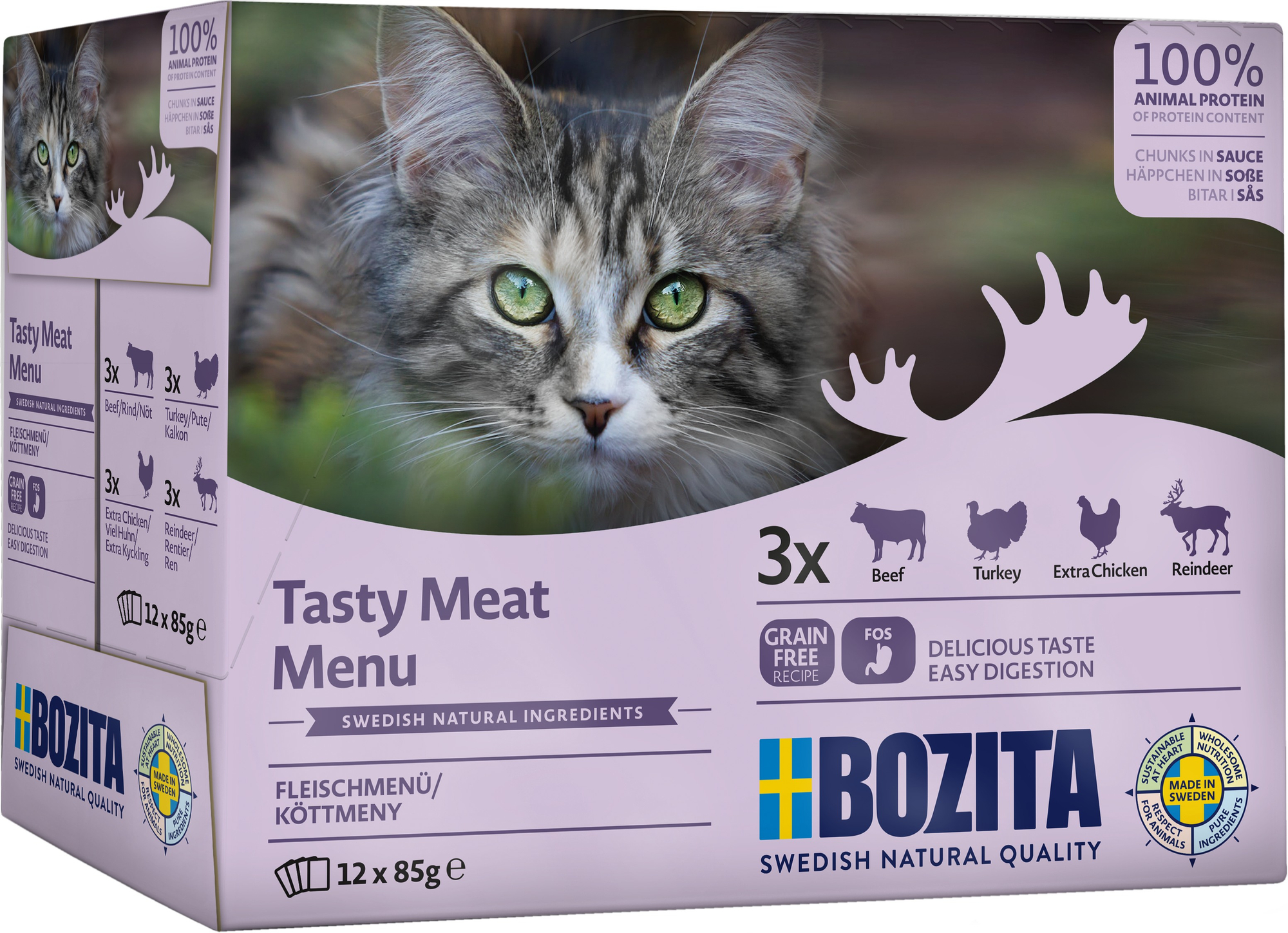 Meat in Sauce Våtfoder till katt 12x85g