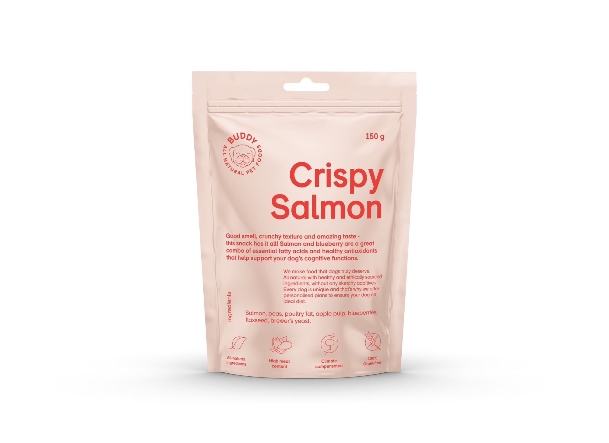 Crispy Salmon Hundgodis