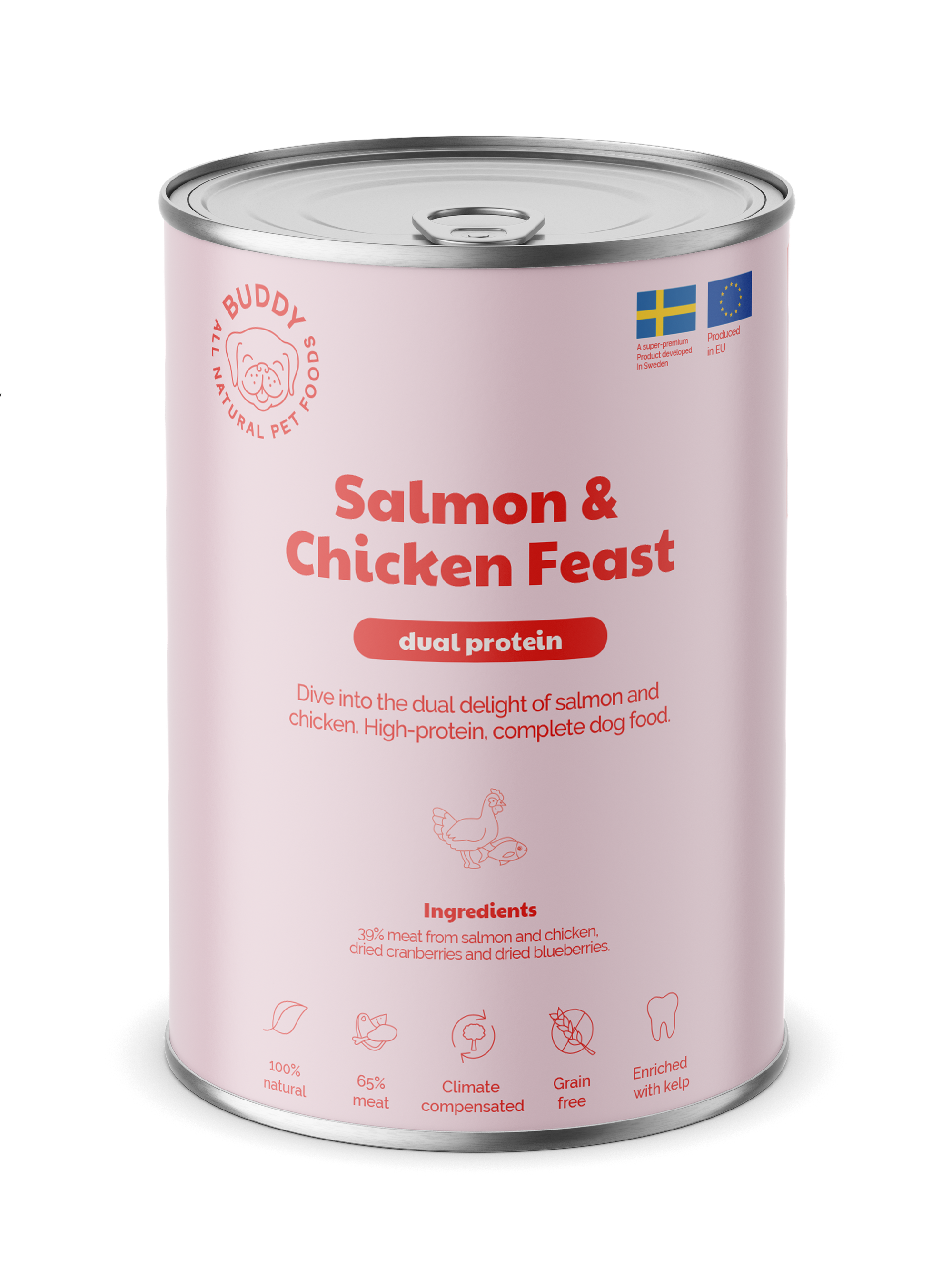Salmon & Chicken Feast Våtfoder för Hund 400g