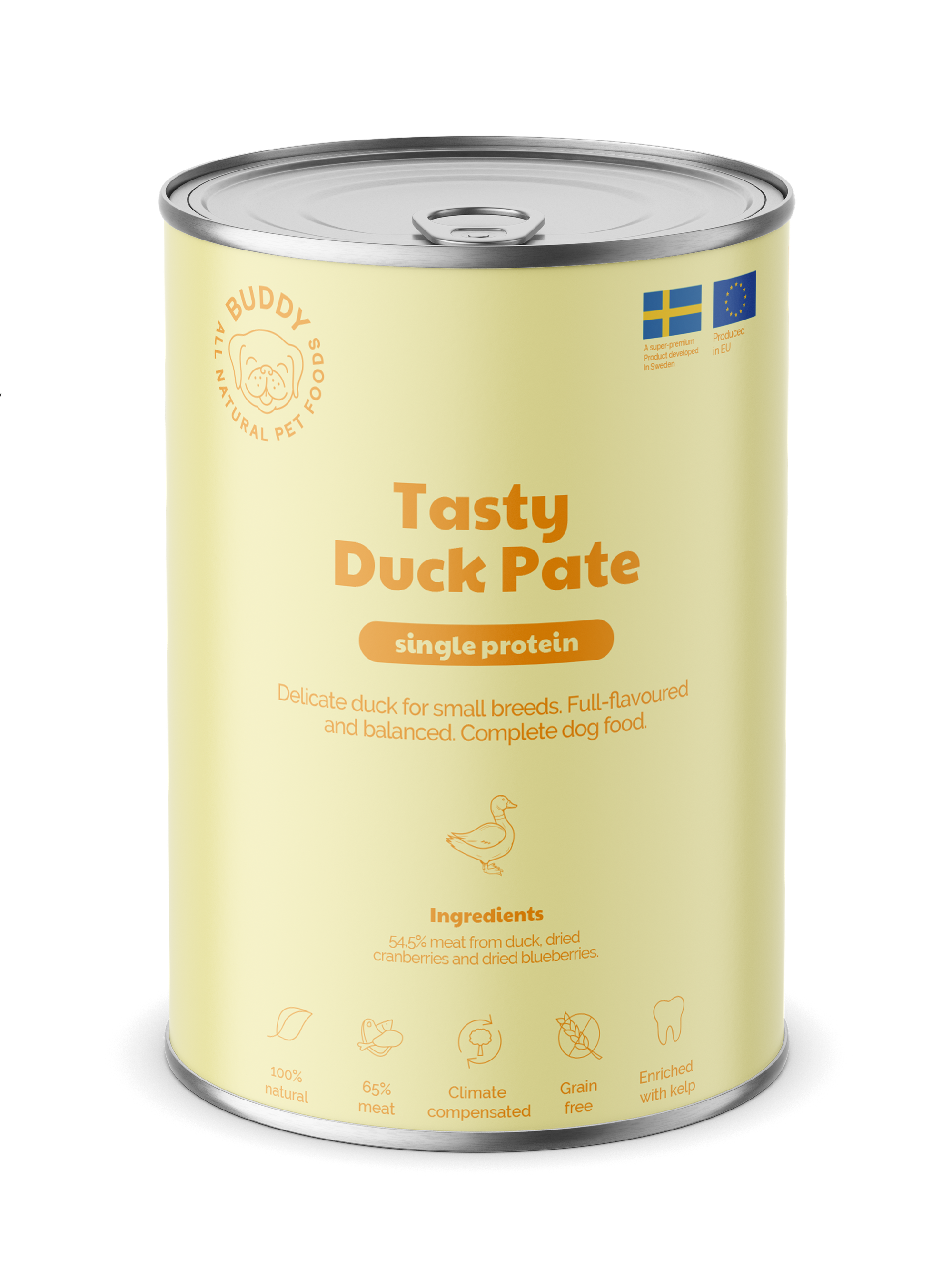 Tasty Duck Pate Våtfoder för Hund 400g