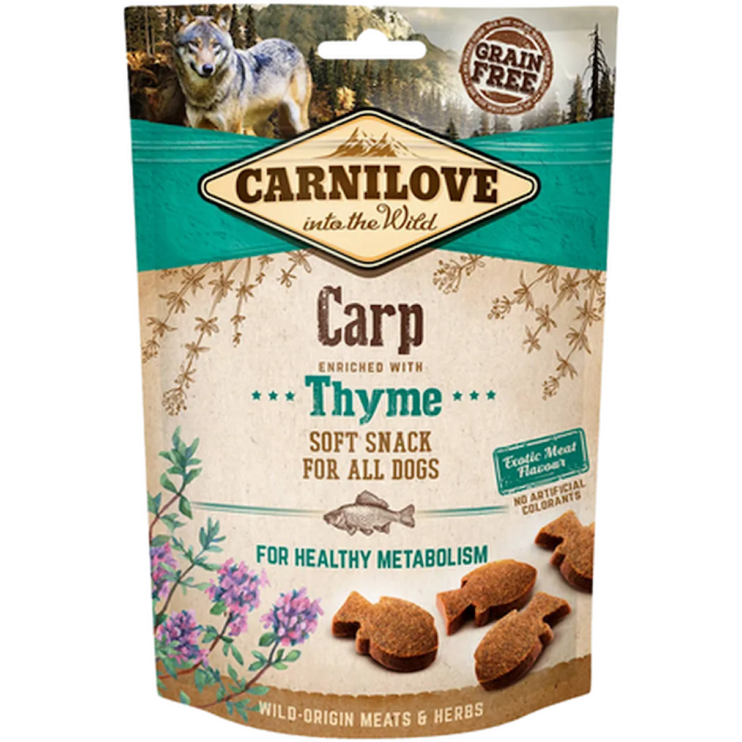 Soft Snack Carp & Thyme Hundgodis 200g
