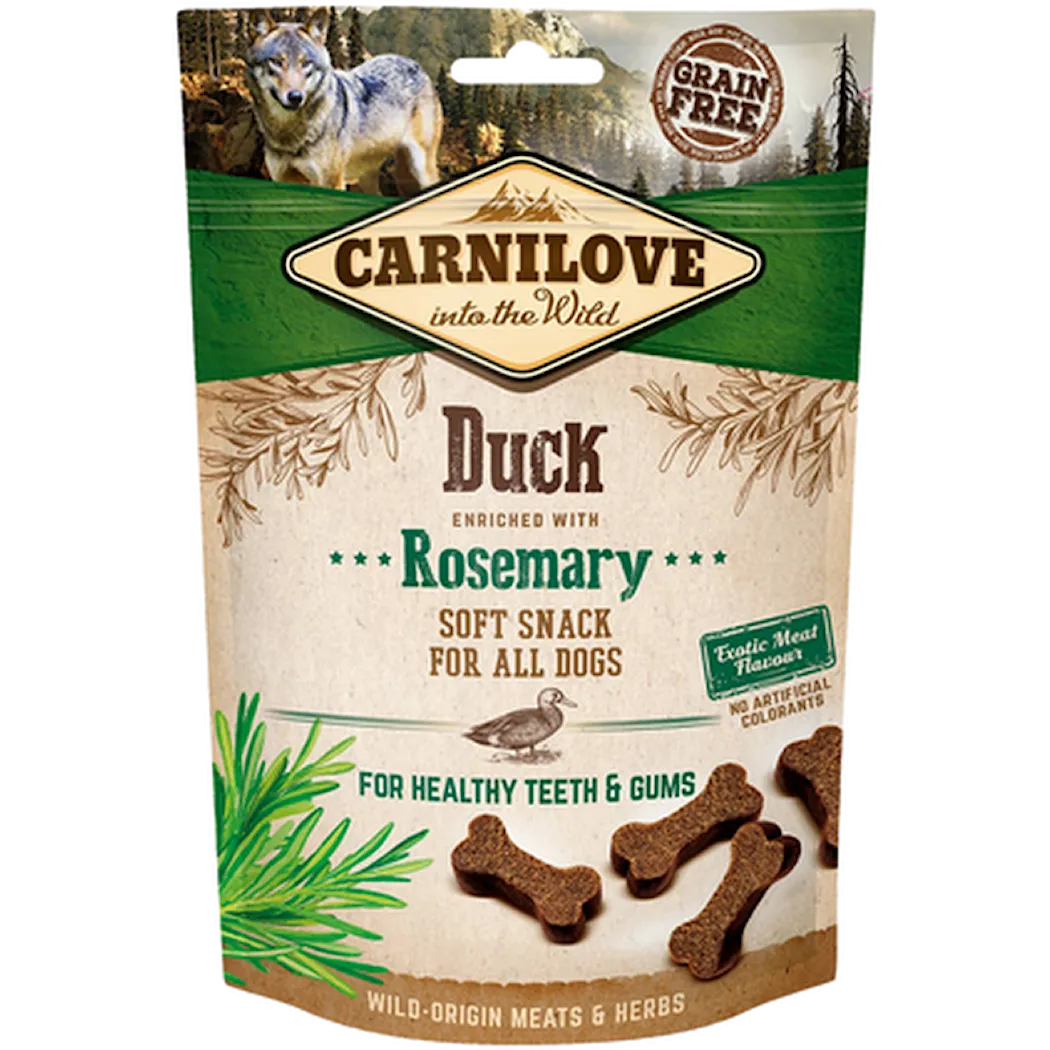 Soft Snack Duck & Rosemary Hundgodis 200g