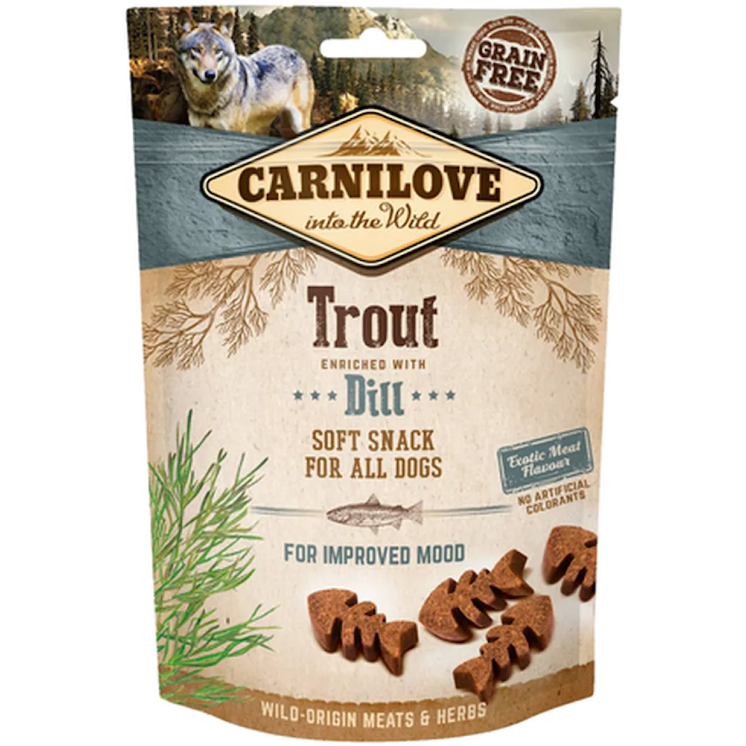 Soft Snack Trout & Dill Hundgodis 200g