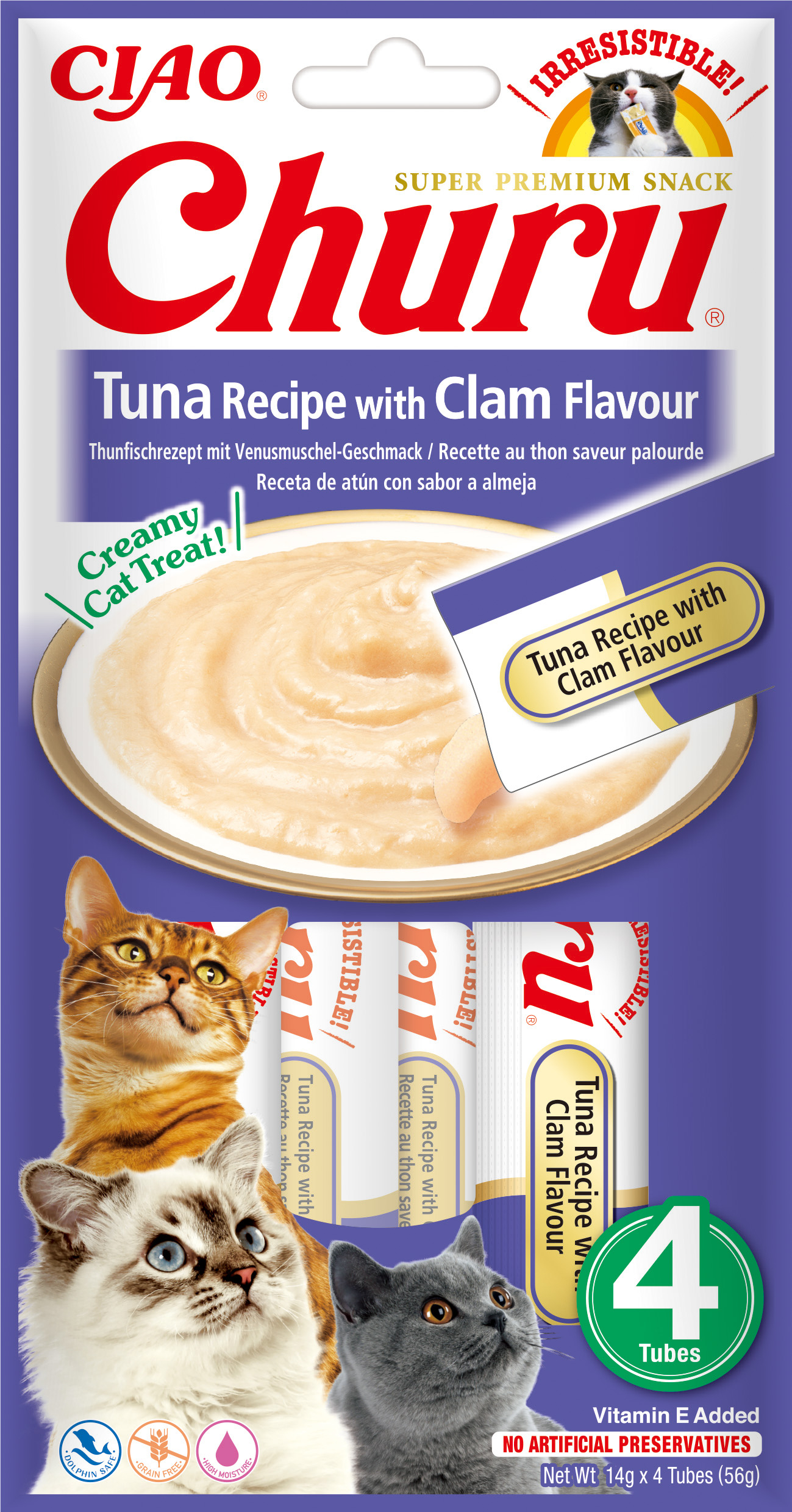 Tuna Recipe with Clam Flavour 4x14g