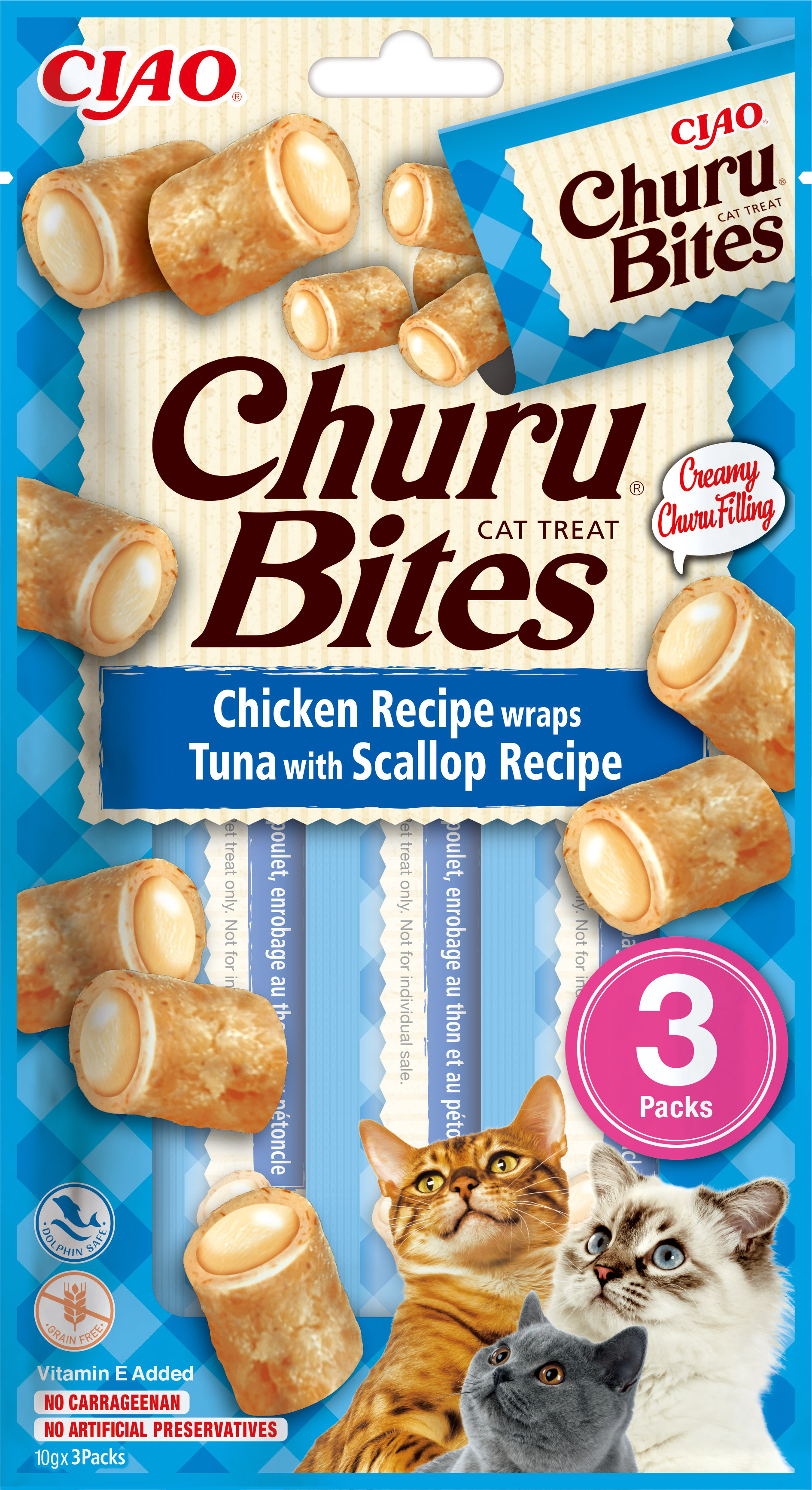 Chicken Wraps Tuna with Scallop Recipe 3x10g