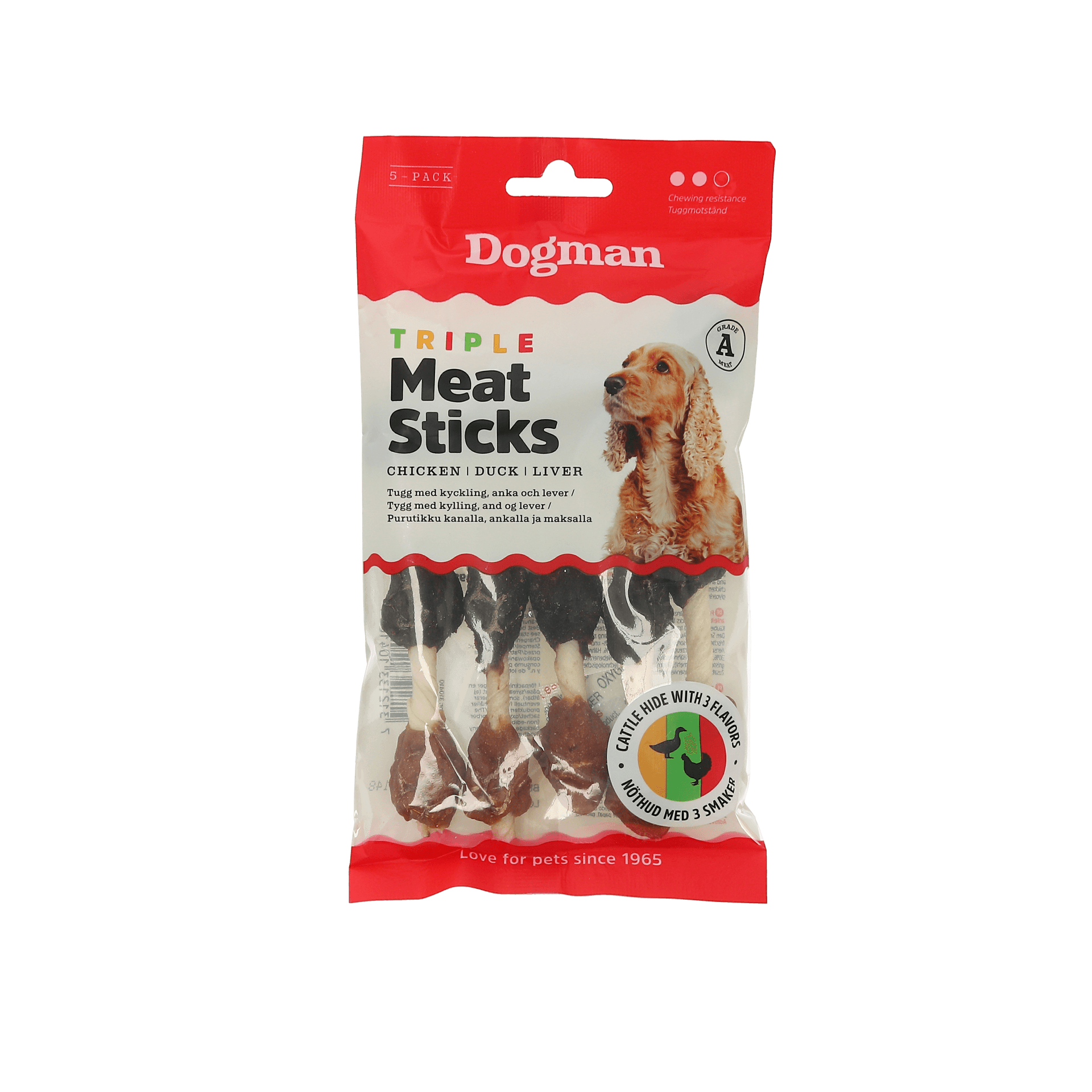 Triple Meat Sticks 5p 12,5cm