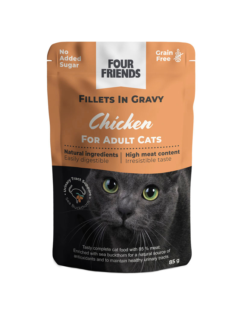 Adult Chicken Gravy Våtfoder för katt 85g