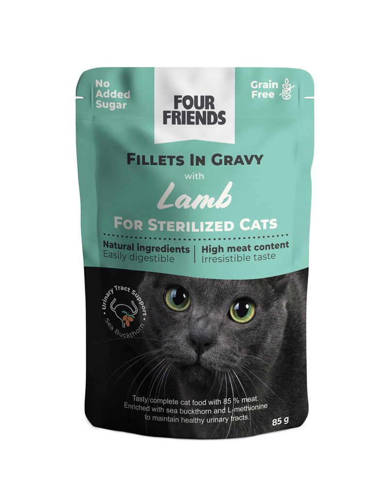 Sterilized Lamb Gravy Våtfoder för katt 85g