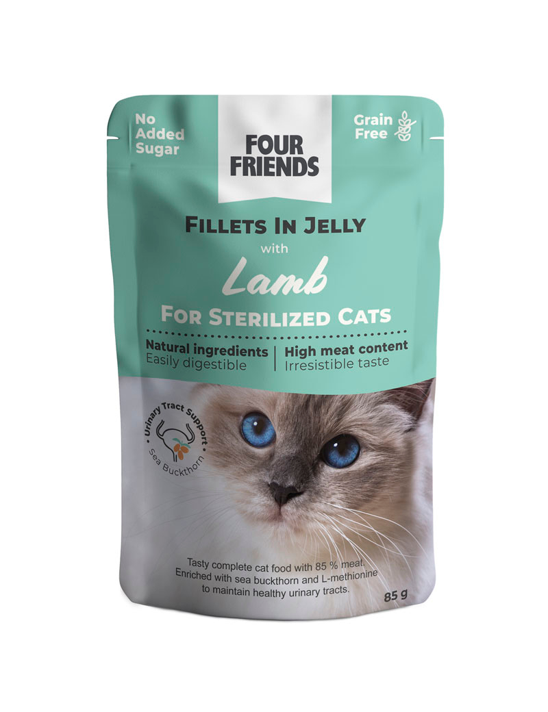 Sterilized Lamb Jelly Våtfoder för katt 85g