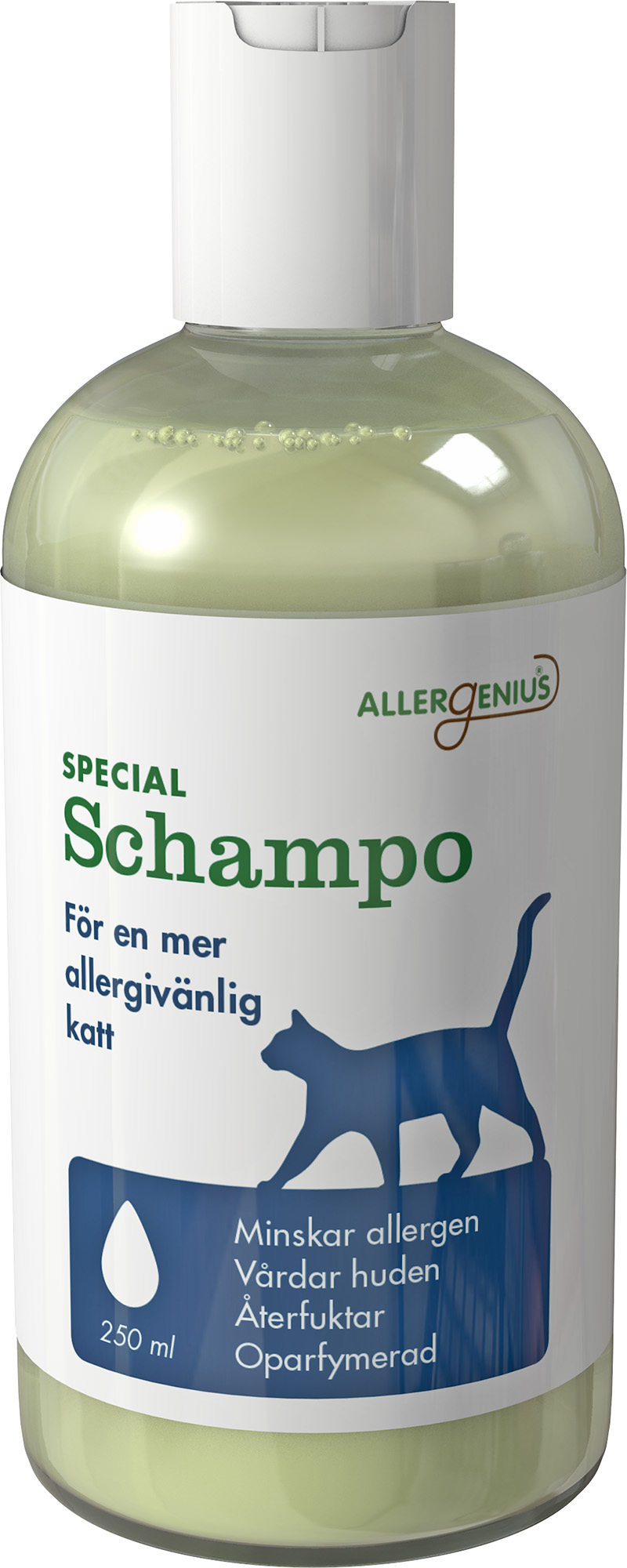 Kattschampo för kattallergiker 250ml