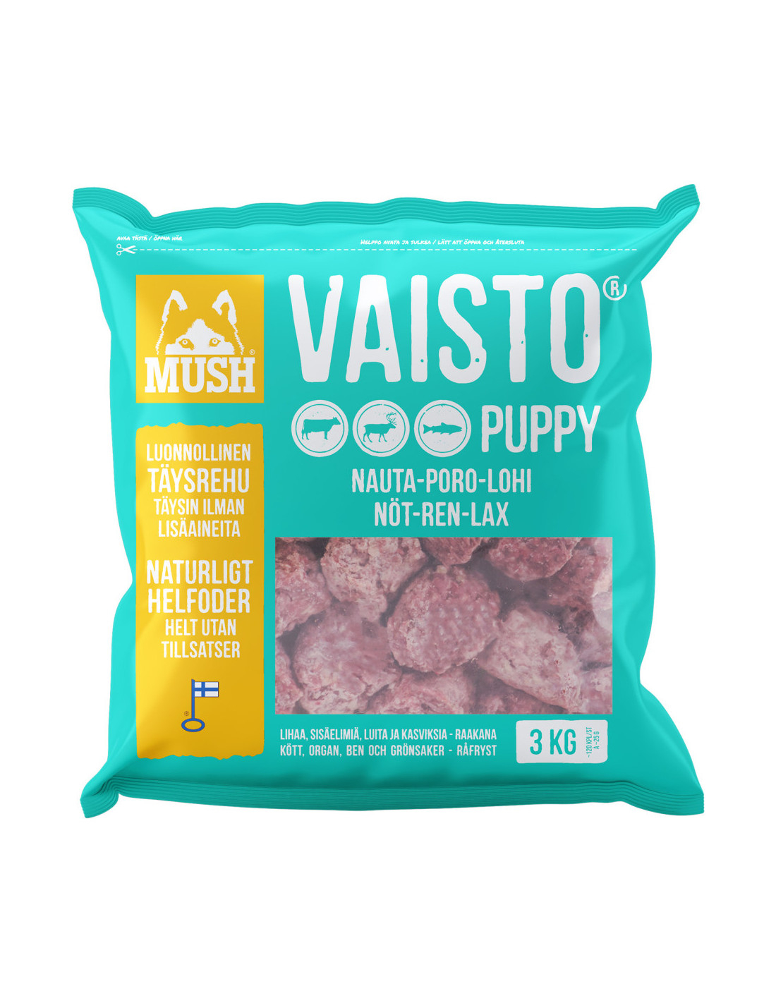 Vaisto Puppy Nöt-Ren-Lax 800g