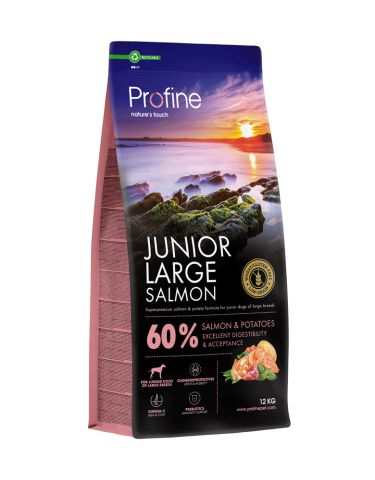 Dog Junior Large Salmon & Potatoes Hundfoder 12kg