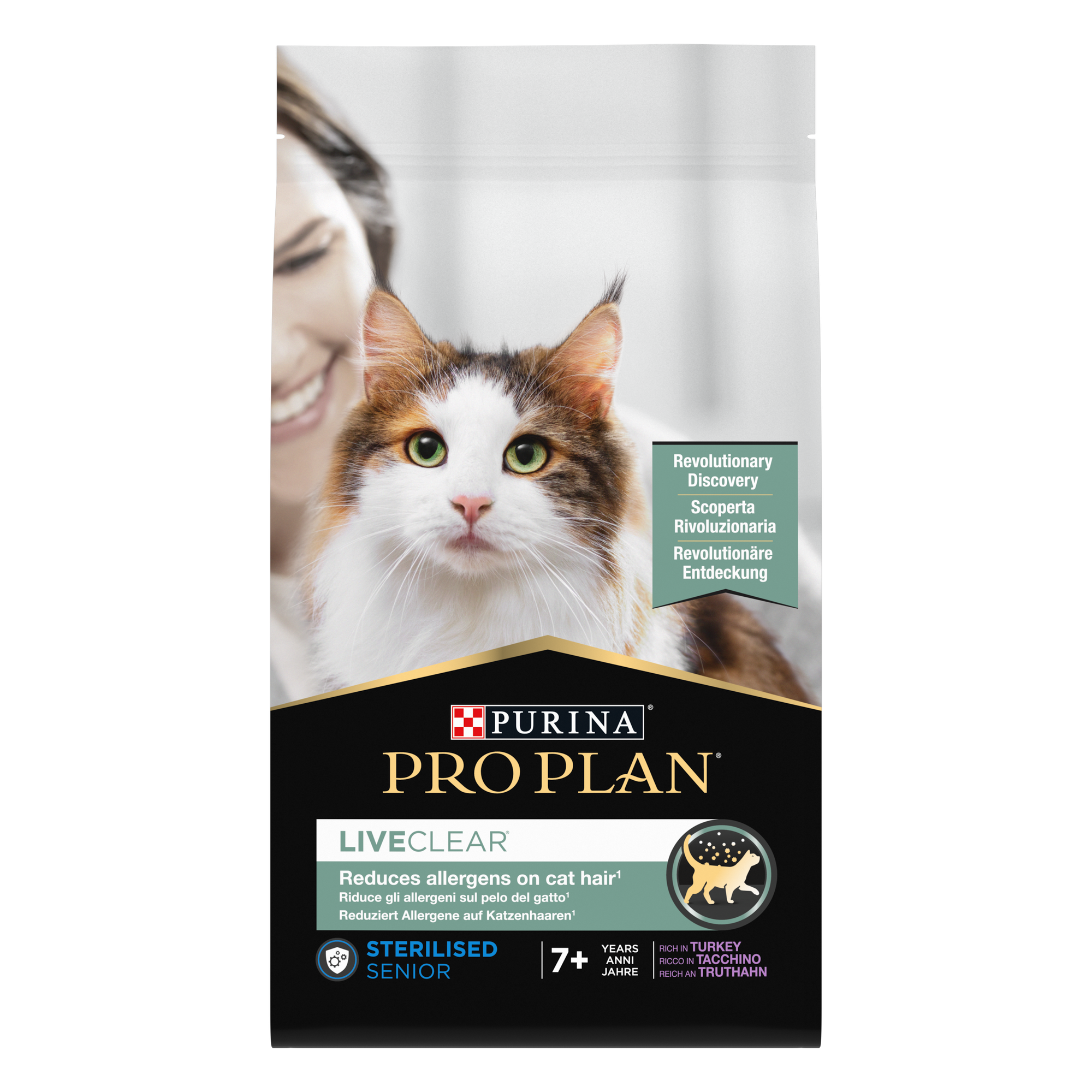 Cat Liveclear Sterilised Senior 7+ Turkey 1,4kg