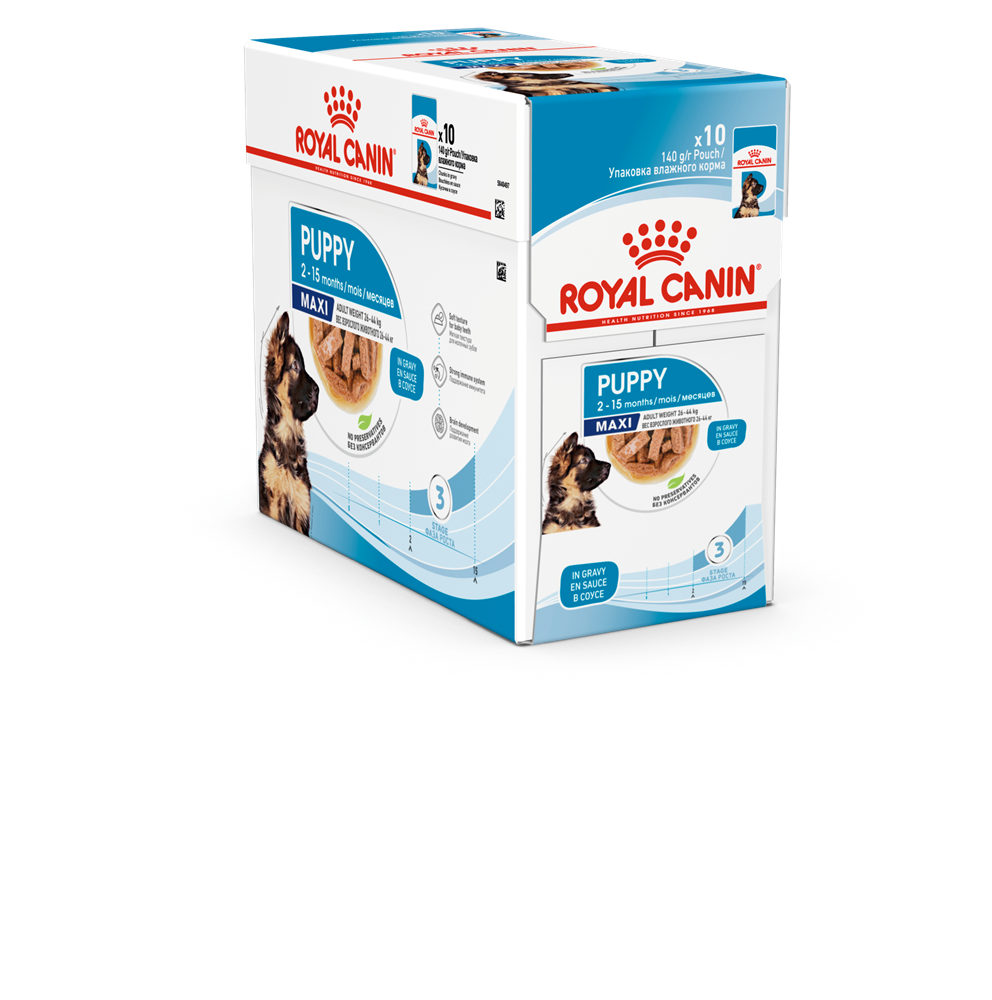 Maxi Puppy Gravy Våtfoder för hund 10x140g