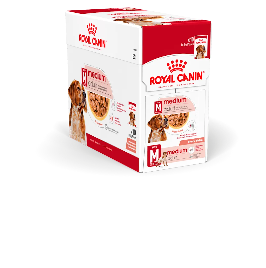 Medium Adult Gravy Våtfoder för hund 10x140g