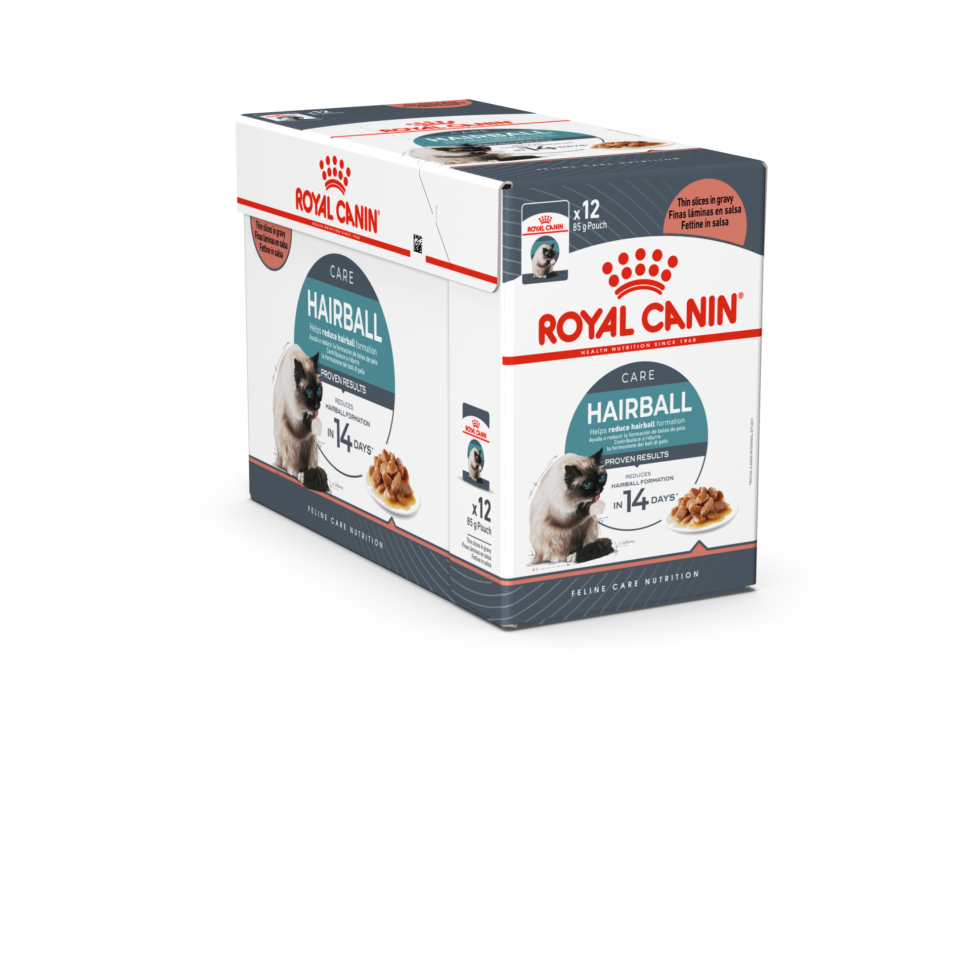 Hairball Care Gravy Våtfoder för katt 12x85g
