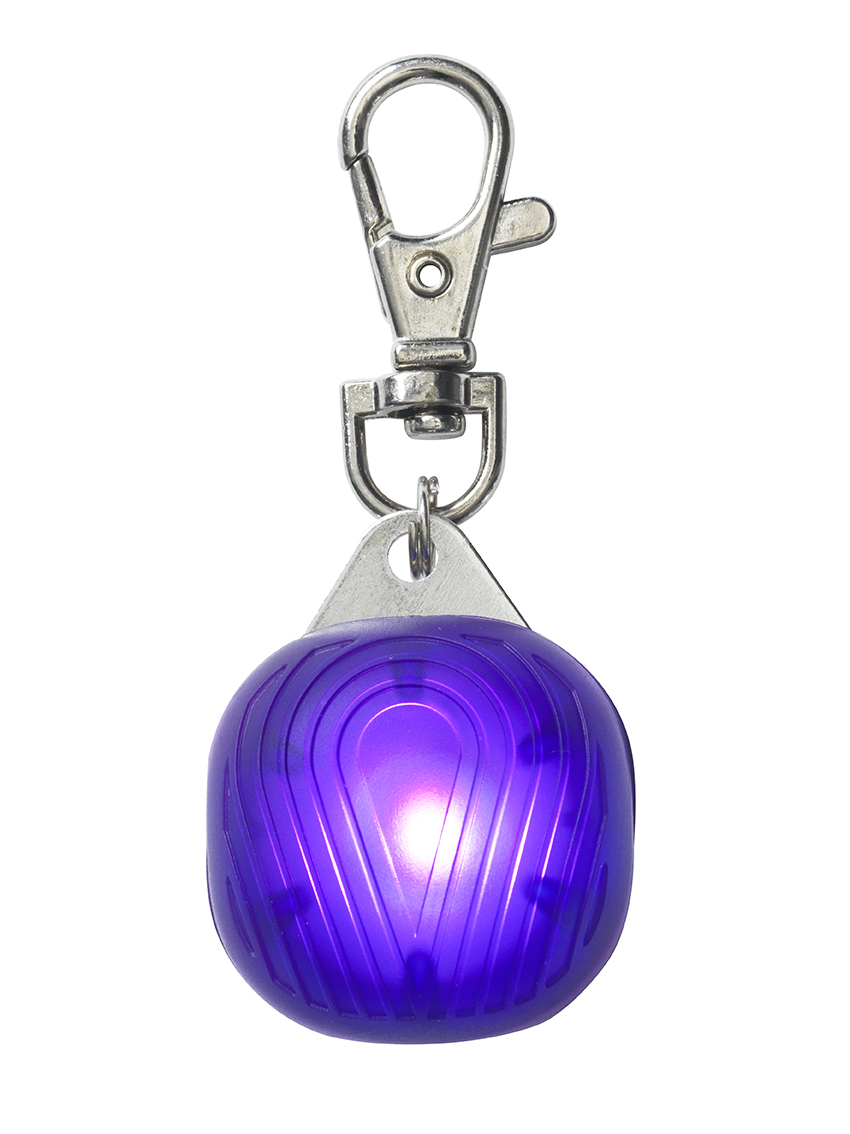 Blinklampa Burger LED Lila