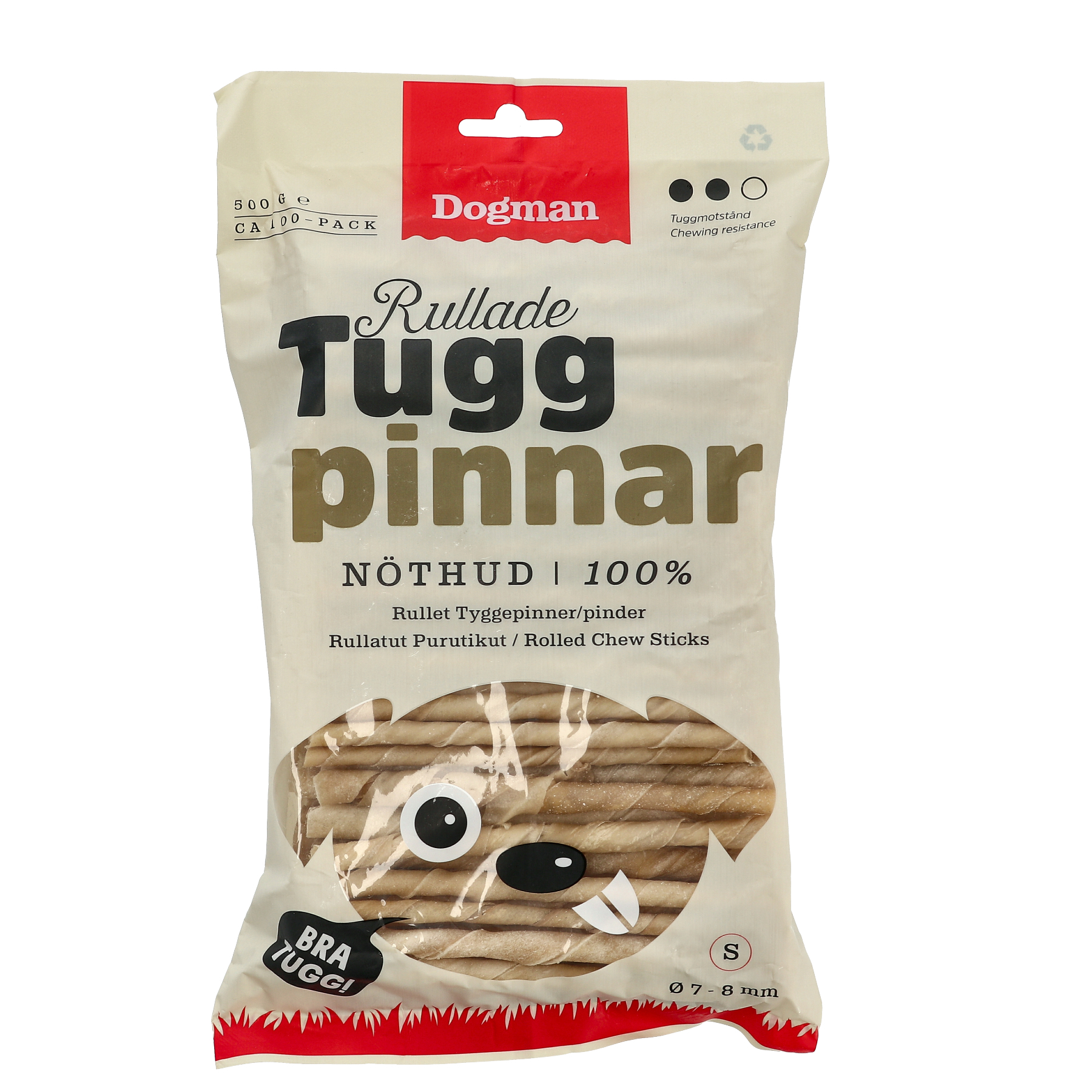 Tuggpinnar Rullade 100p Brun 12,5cm