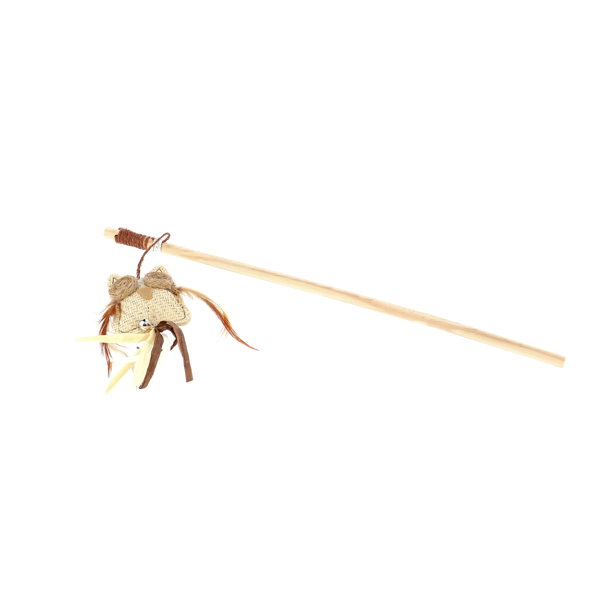 Kattleksak Spö Natural Uggla Brun