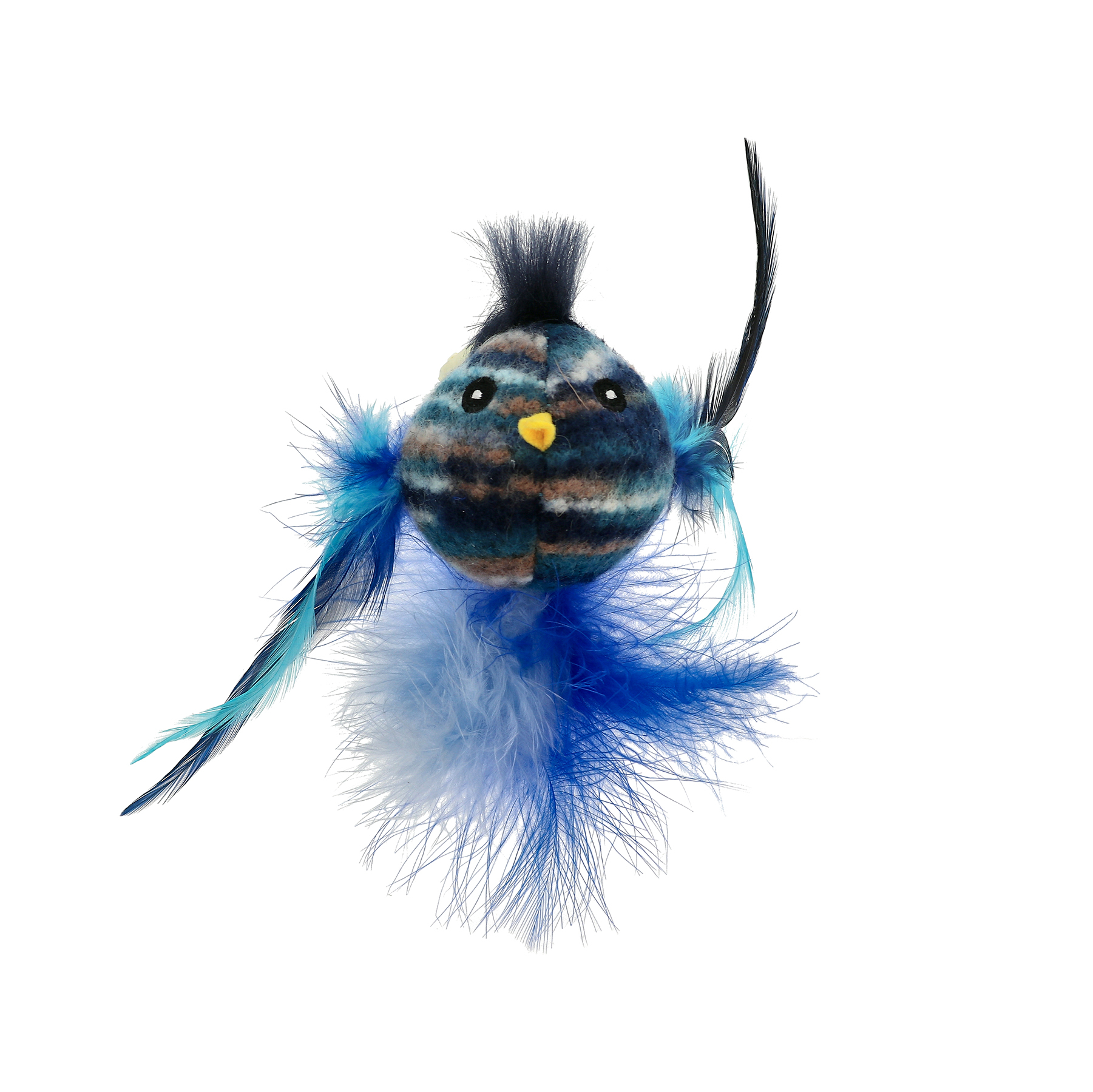 Kattleksak Fuzzy Fågel Blå