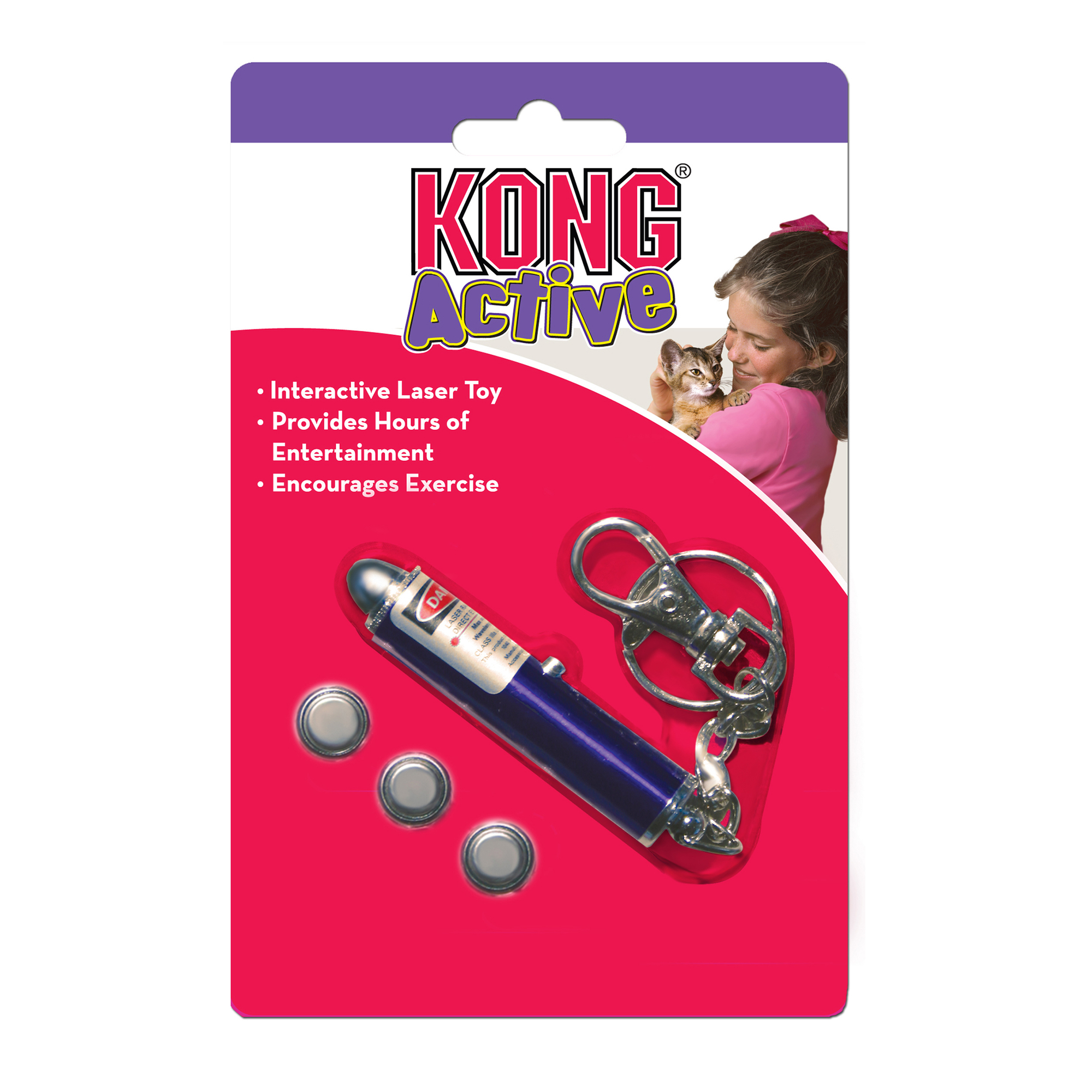 Kattleksak Laser Pointer Lila