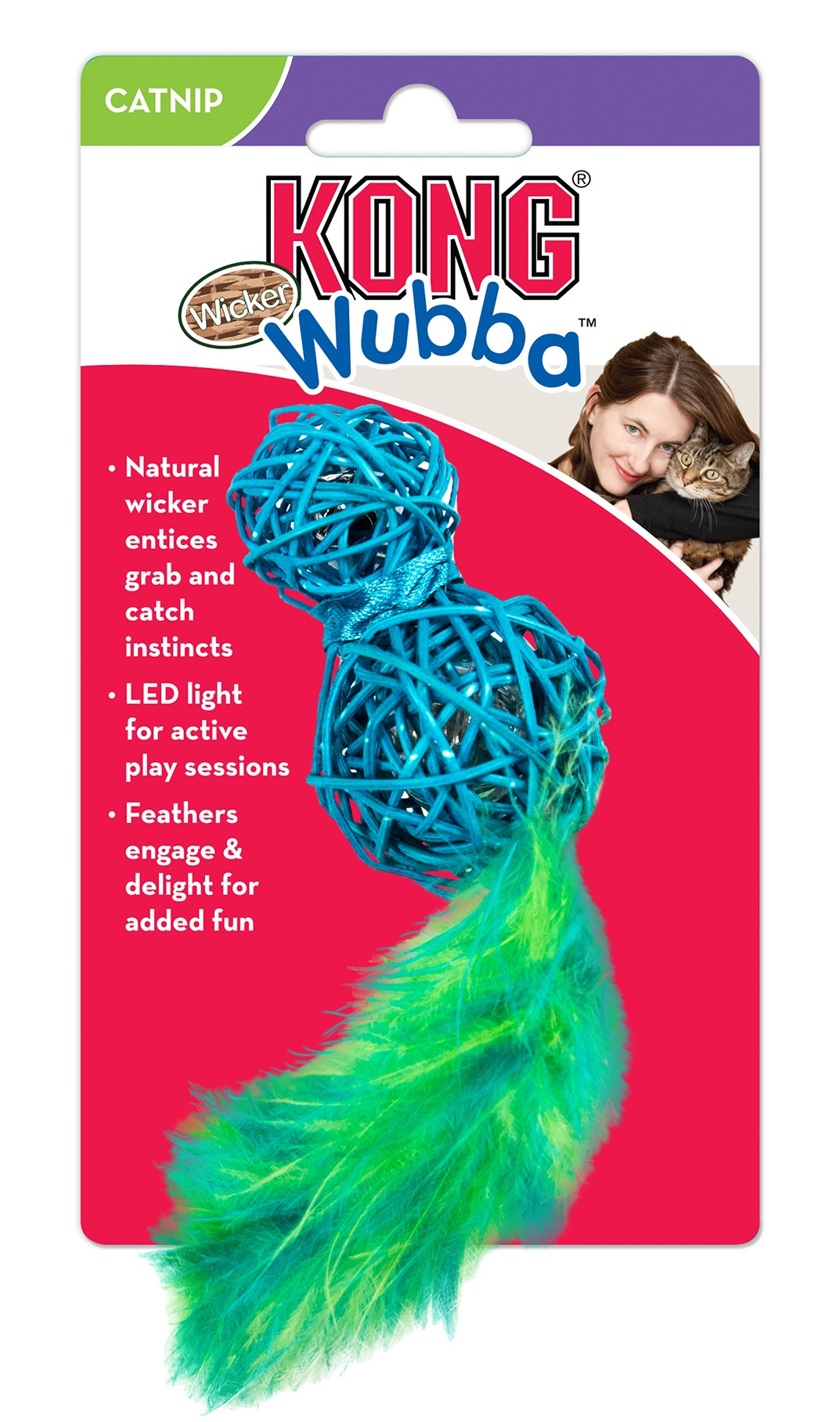 Kattleksak Wubba Wicker Mix
