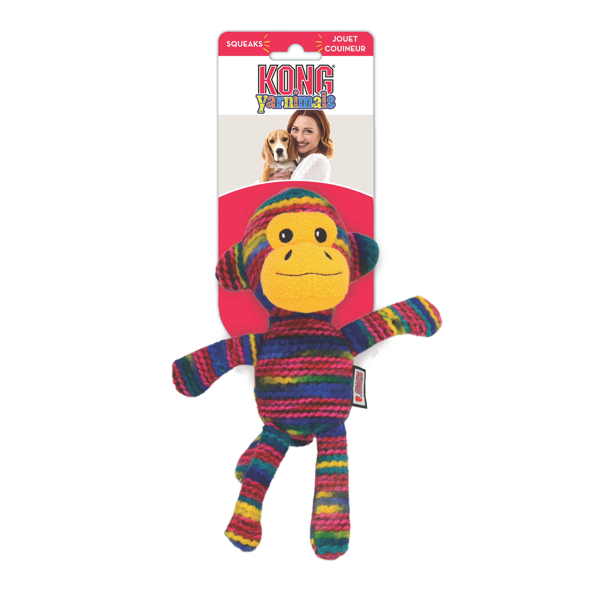 Leksak Yarnimals Monkey Gul M/L