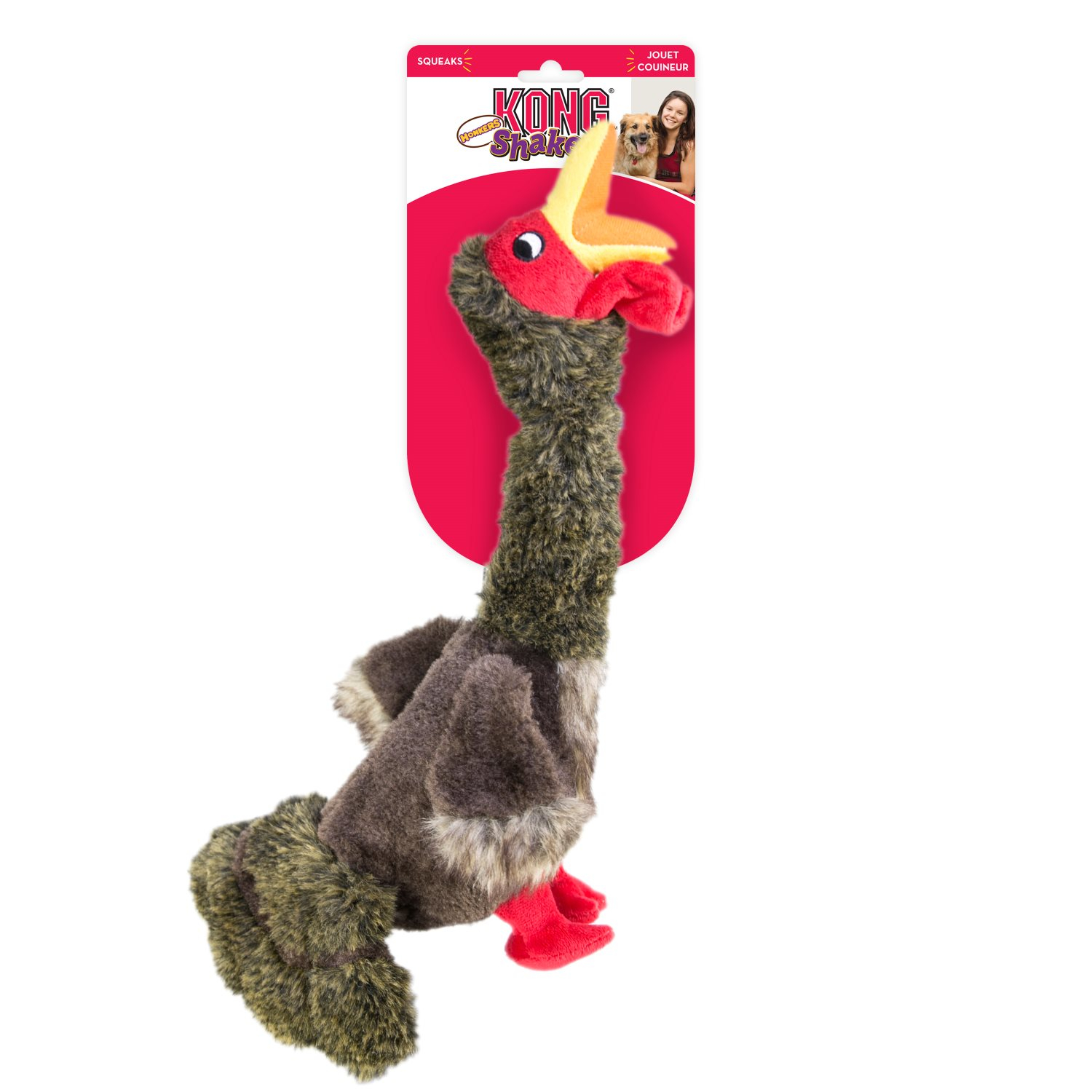 Leksak Shakers Honkers Turkey Brun L