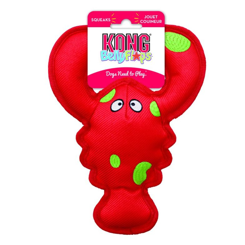 Leksak Belly Flops Lobster Röd M