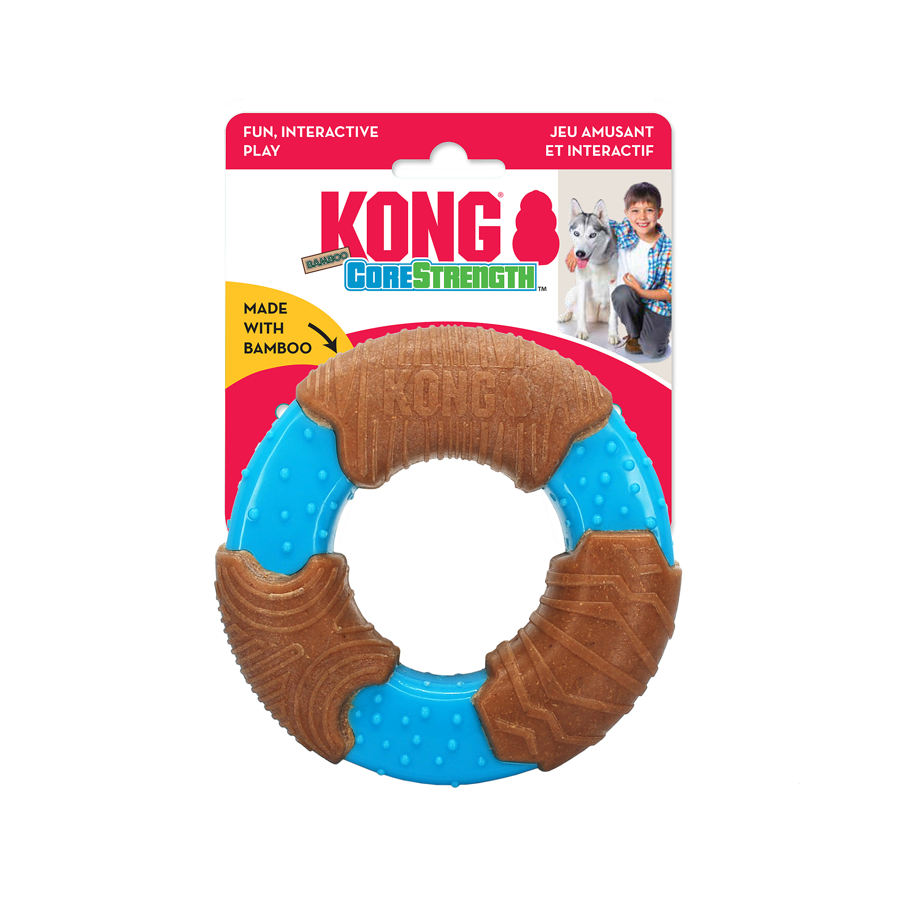Leksak CoreStrength Bamboo Ring S