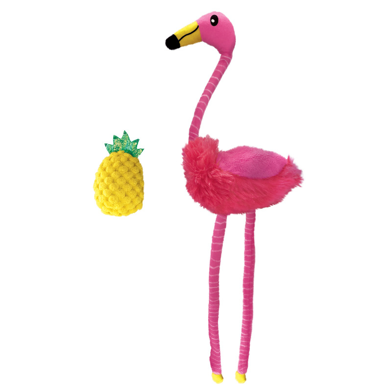 Kattleksak Tropics Flamingo 2p Flerfärgad