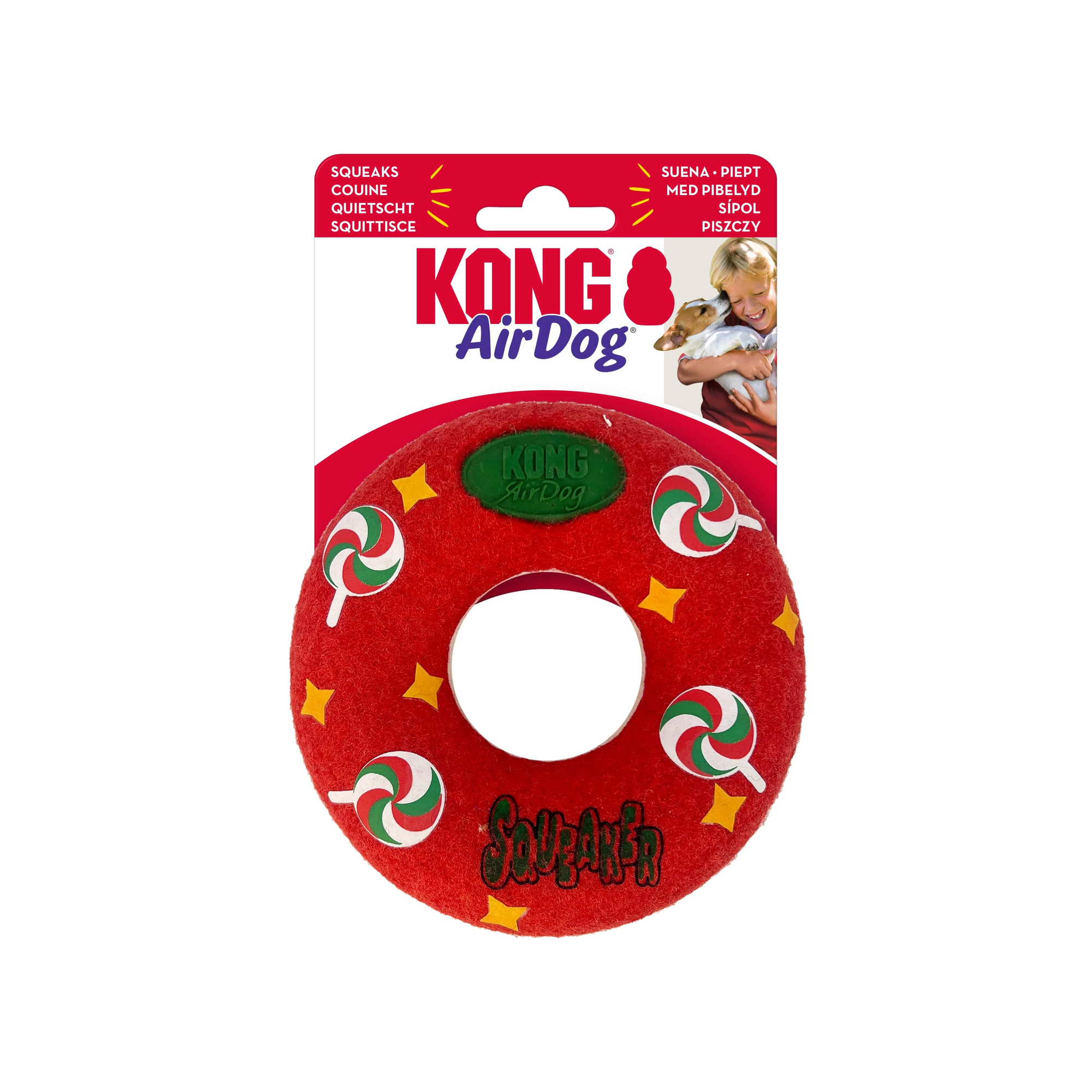 Leksak Holiday AirDog Donut Röd M