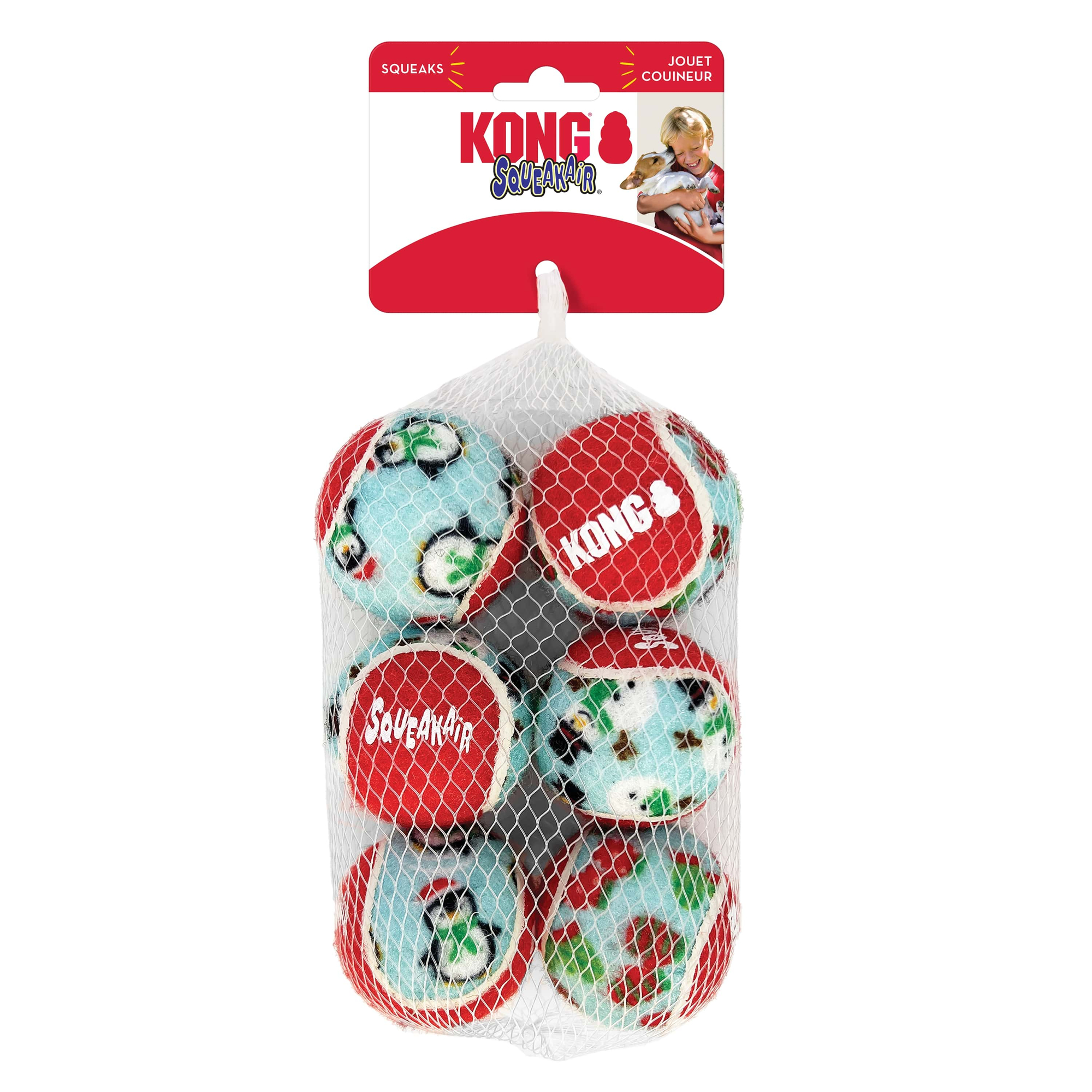 Leksak Holiday SqueakAir Balls Mix M