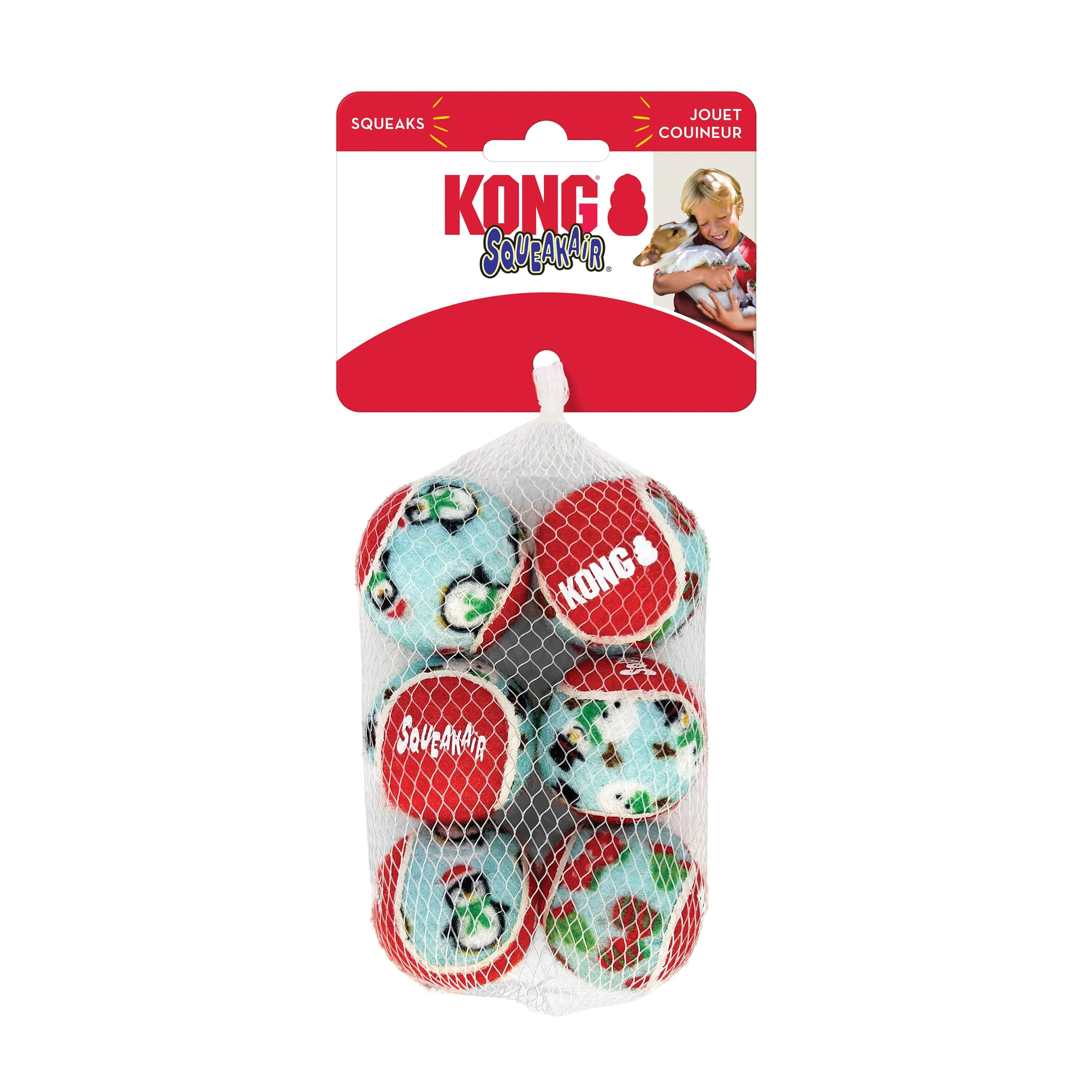 Leksak Holiday SqueakAir Balls Mix S