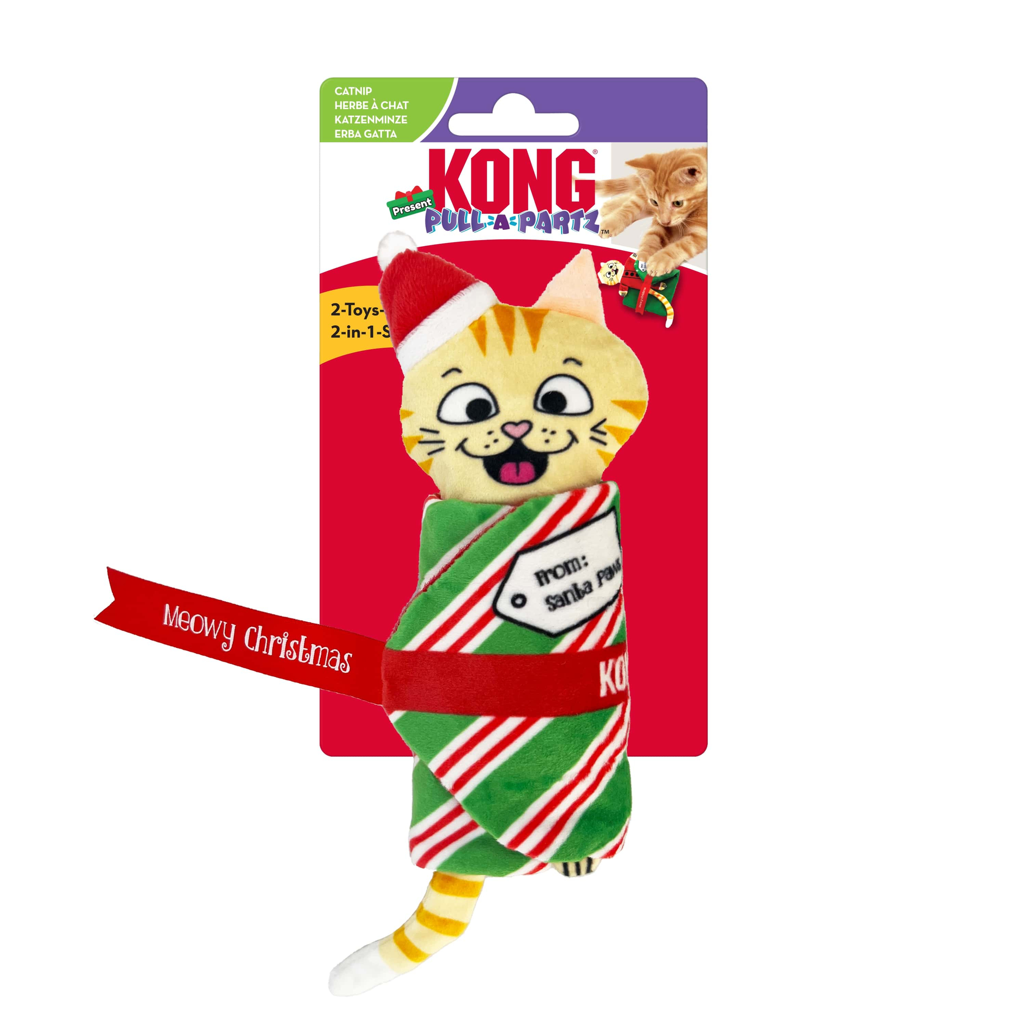 Kattleksak Holiday Pull-A-Partz Flerfärgad