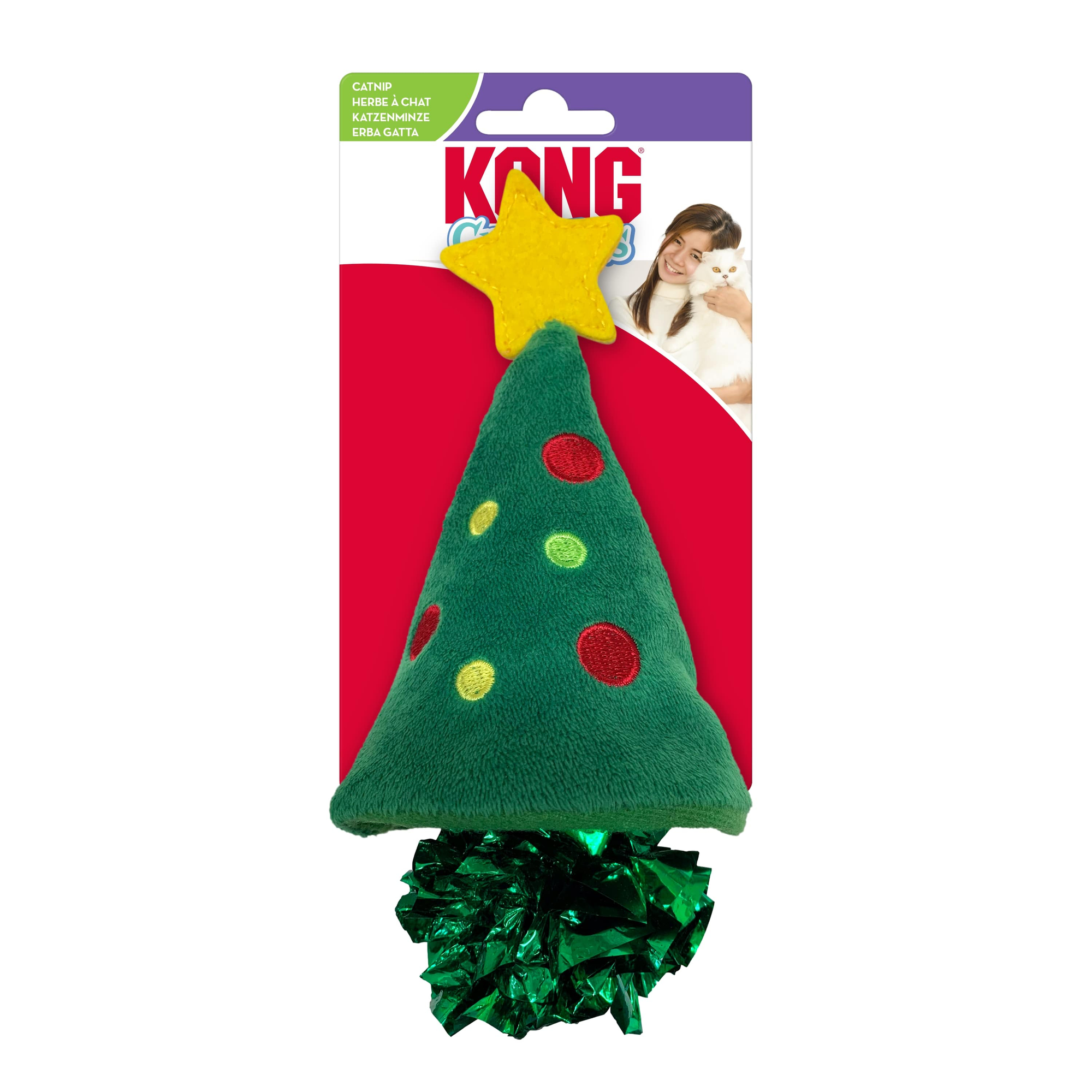 Kattleksak Crackles Christmas Tree Grön
