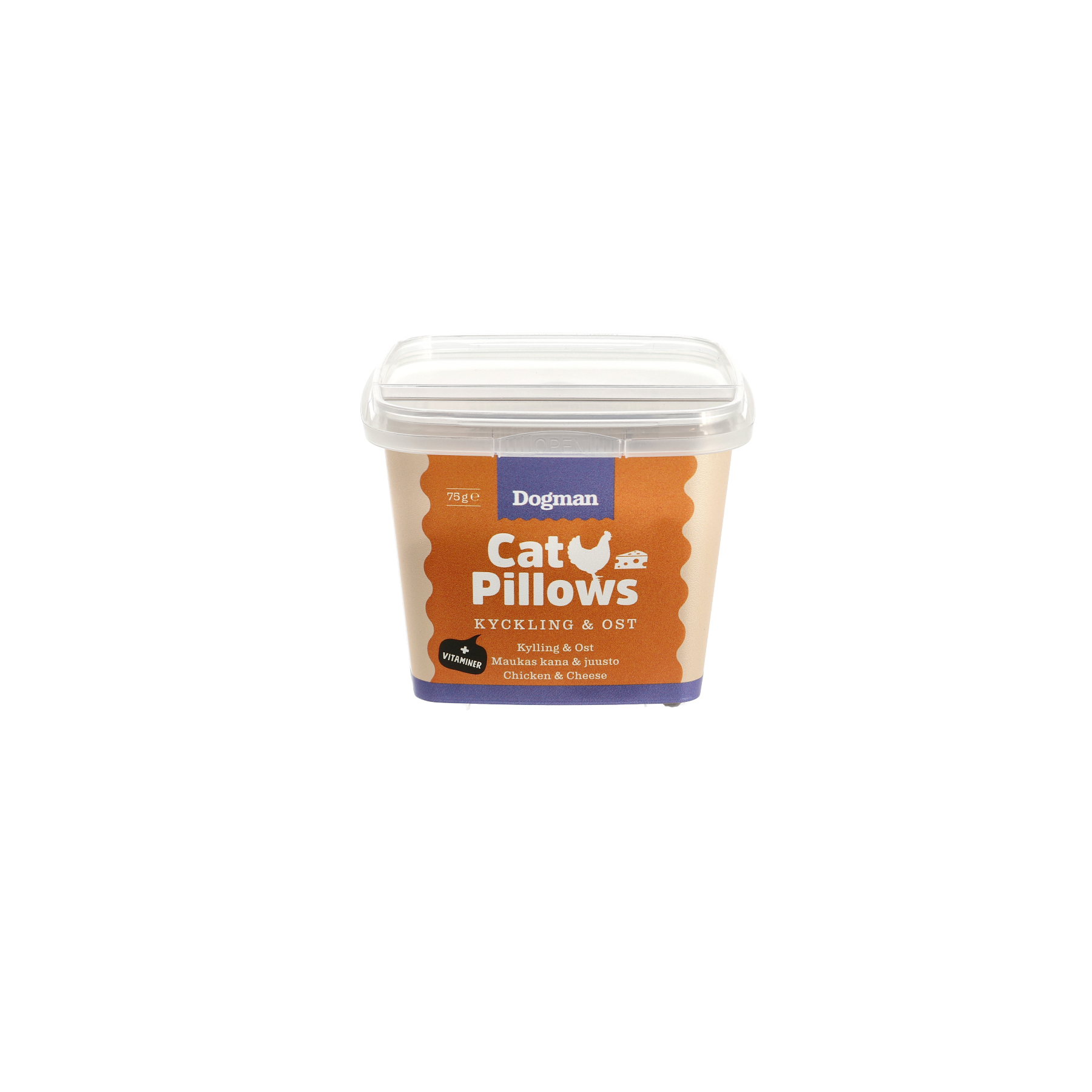Cat Pillows Kyckling och Ost 75g